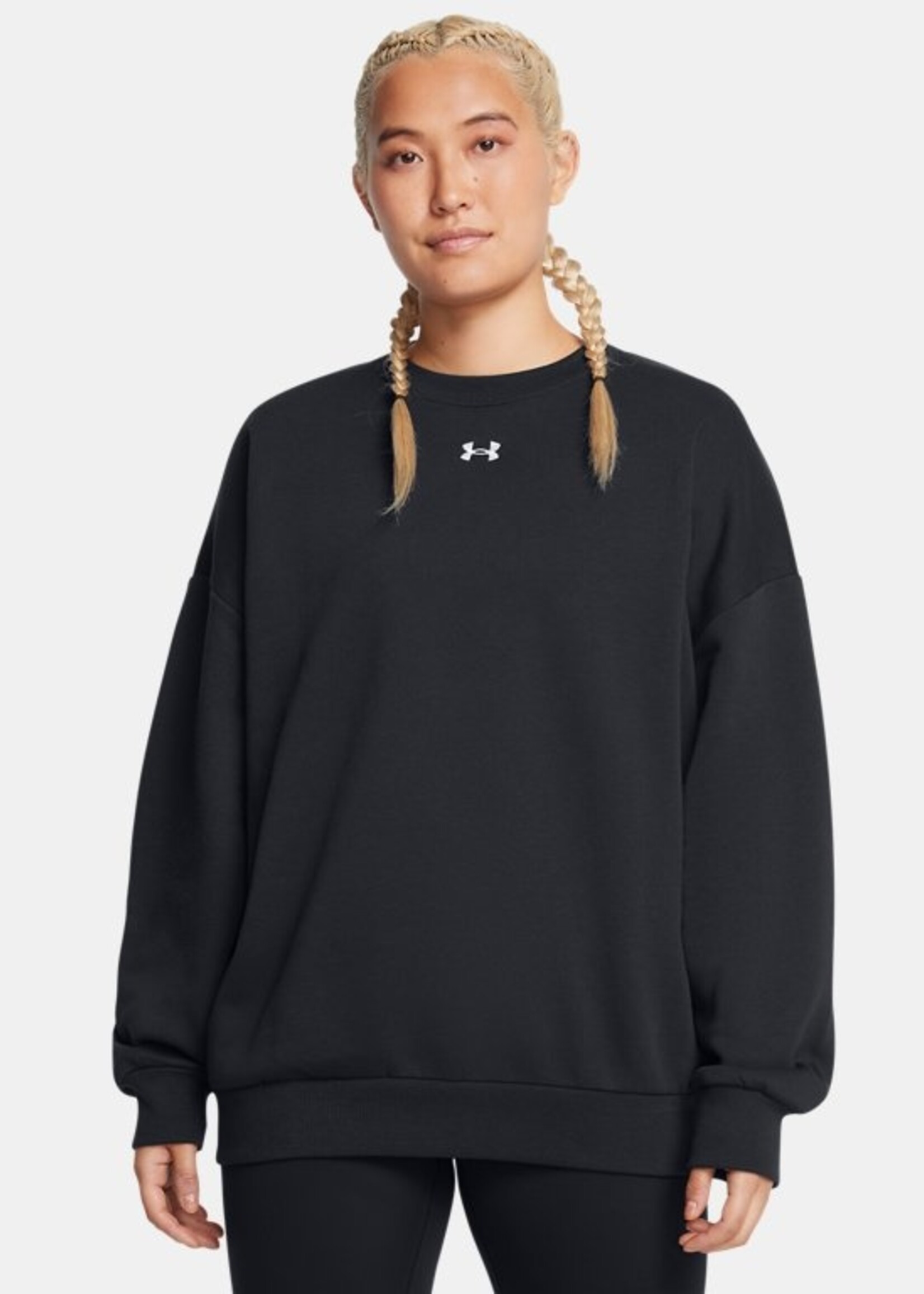 Under Armour Ua Rival Fleece Os Crew-Blk