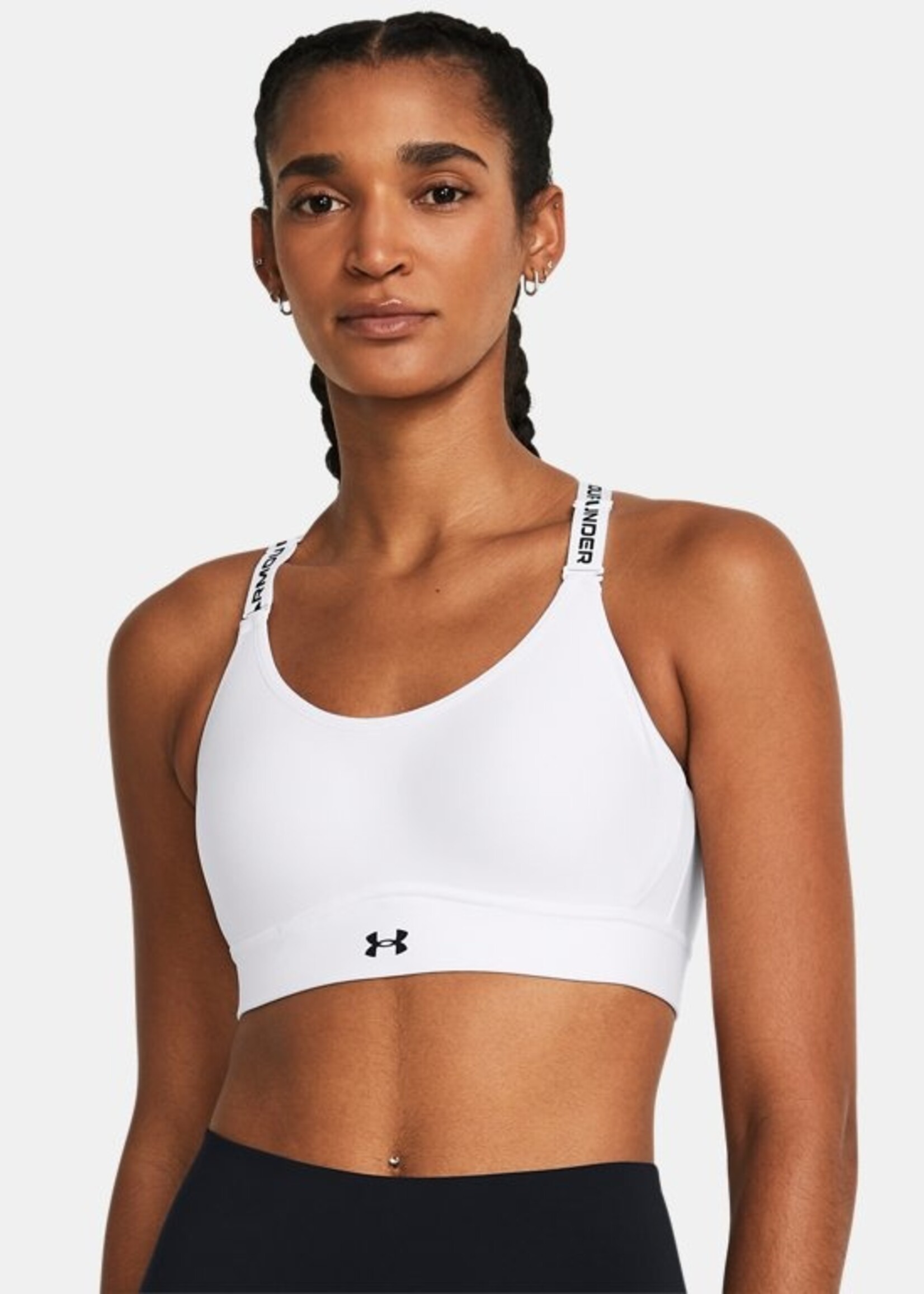 Under Armour Ua Infinity Mid 2.0 Bra-Wht