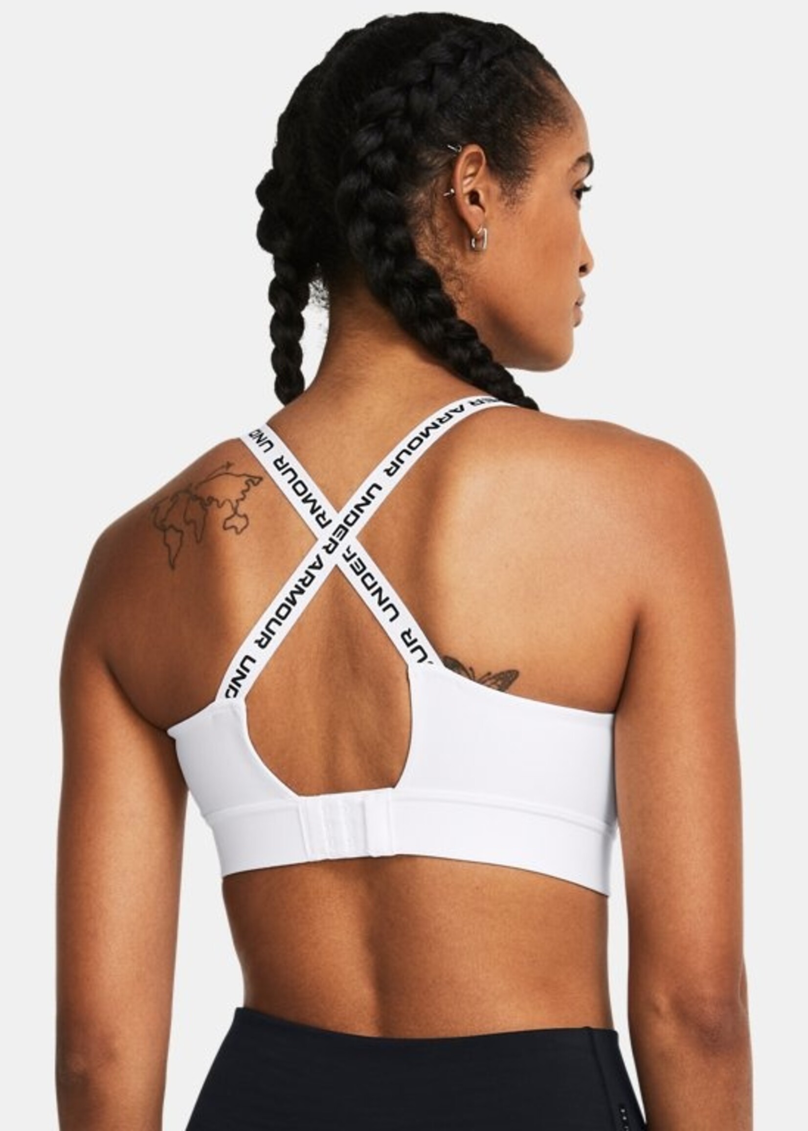 Under Armour Ua Infinity Mid 2.0 Bra-Wht