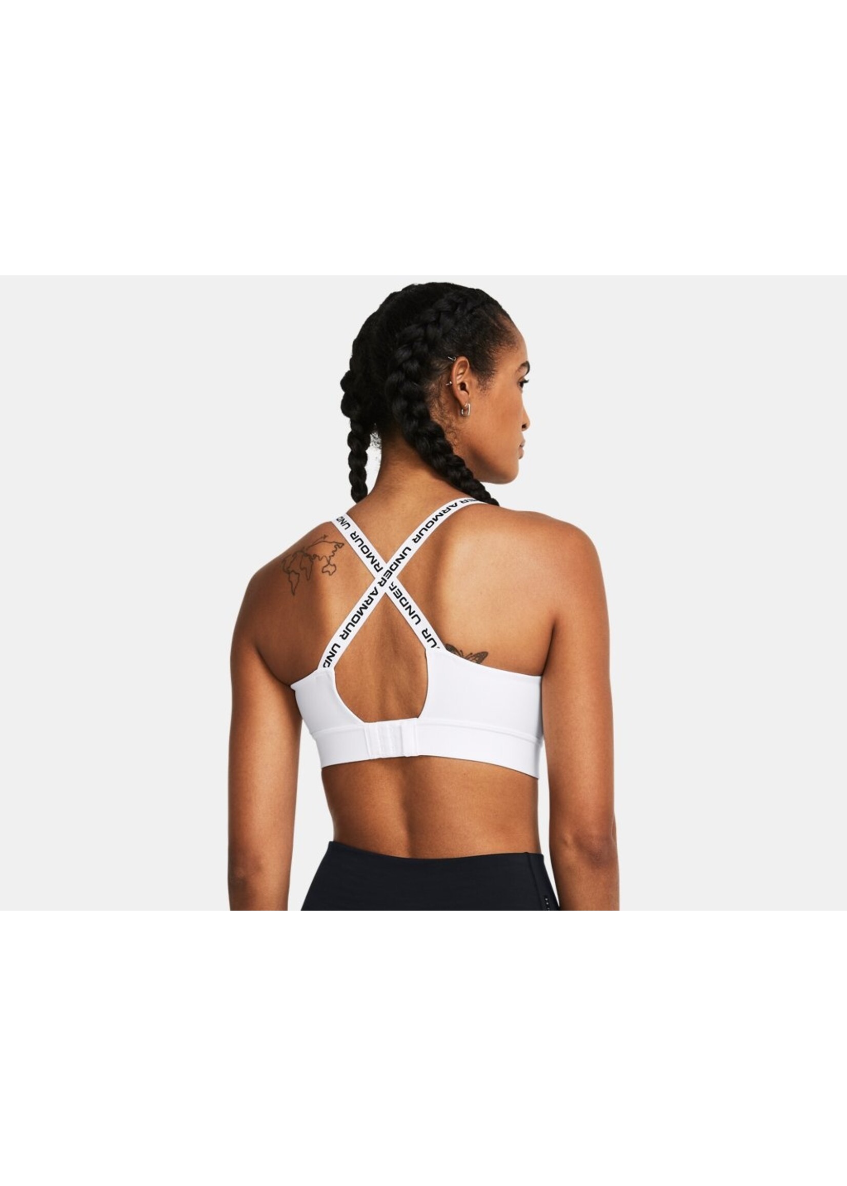 Under Armour Ua Infinity Mid 2.0 Bra-Wht