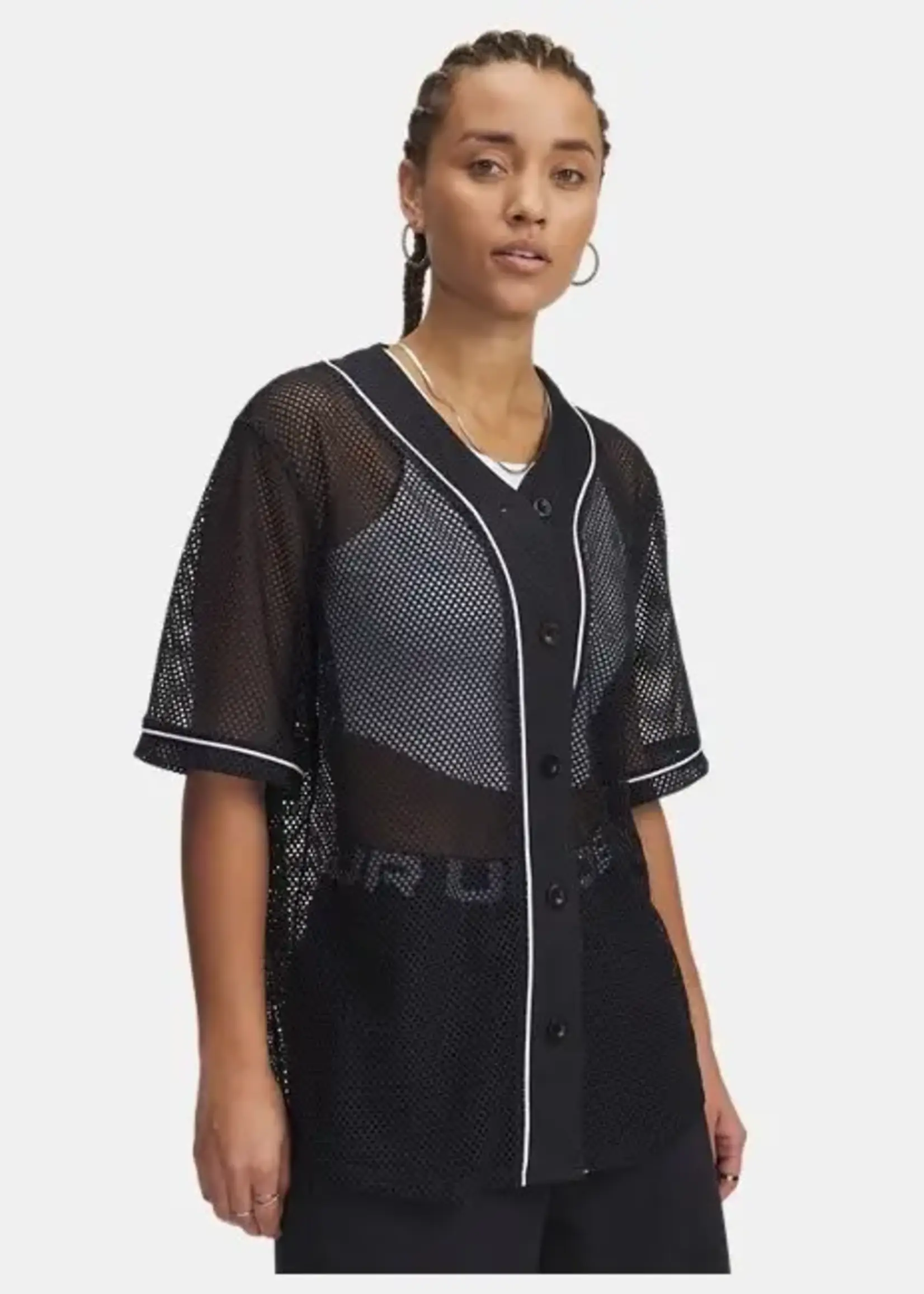 Under Armour Sportswear Baseball Jersey-Blk