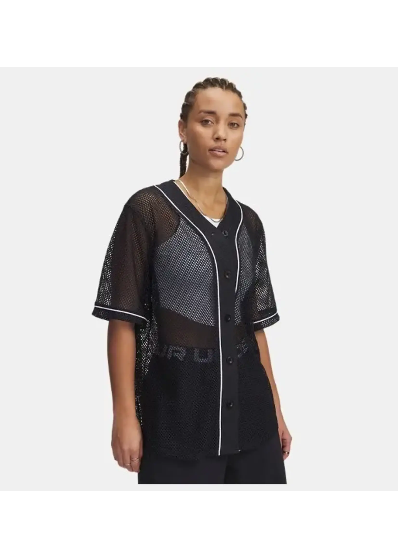 Under Armour Sportswear Baseball Jersey-Blk