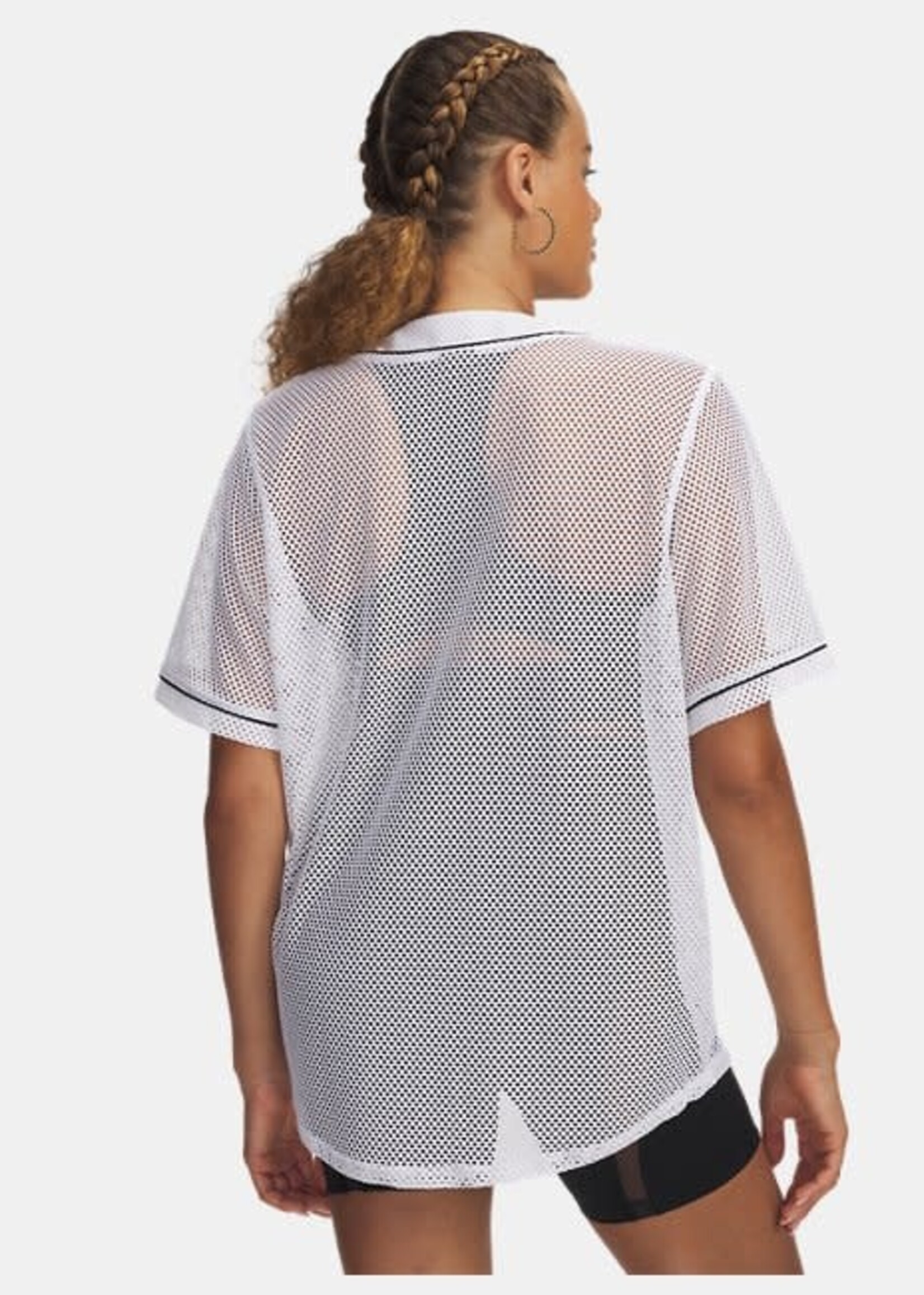 Under Armour Sportswear Baseball Jersey-Wht