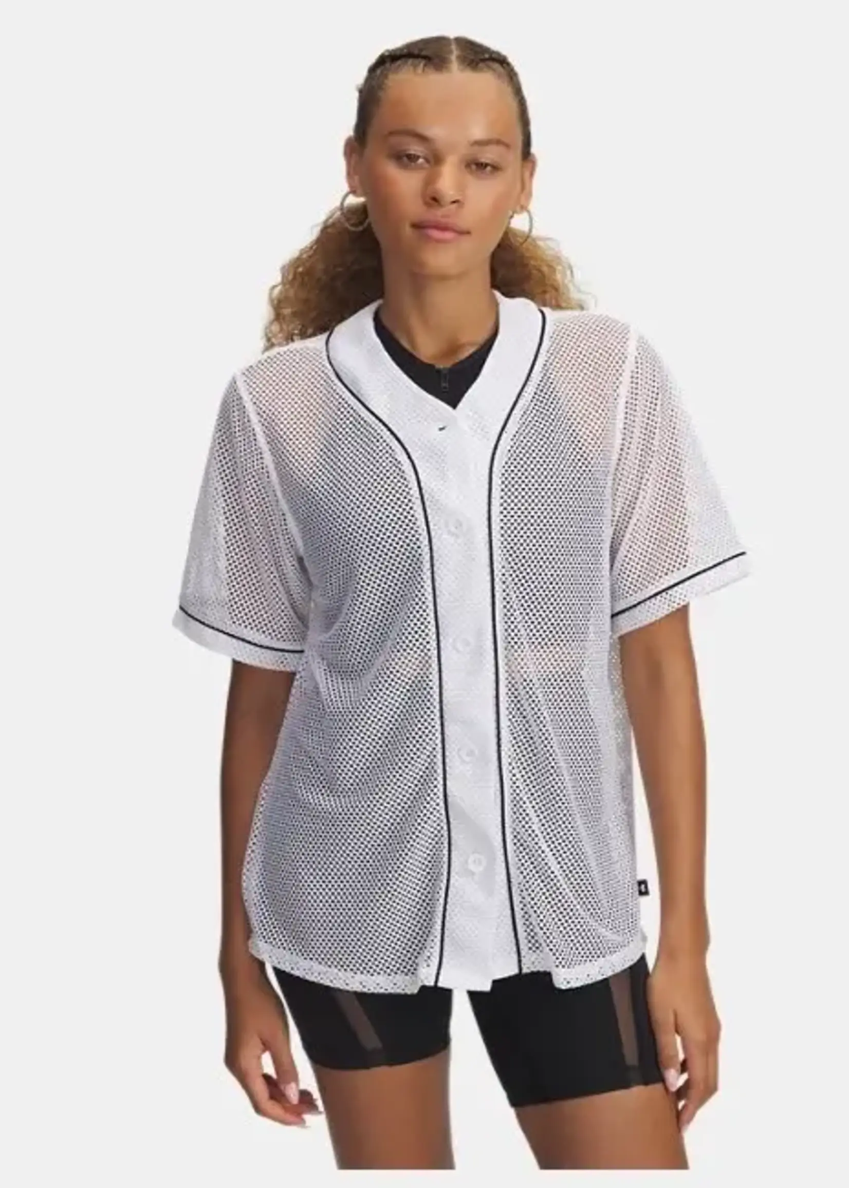 Under Armour Sportswear Baseball Jersey-Wht