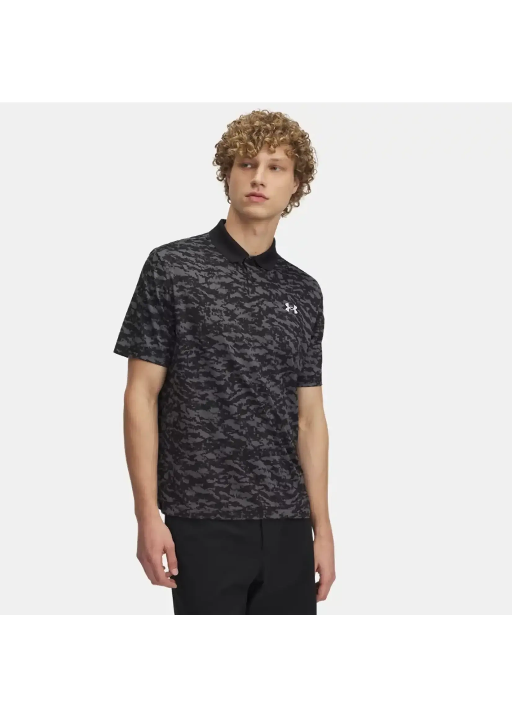 Under Armour Ua Matchplay Printed Polo-Blk 008