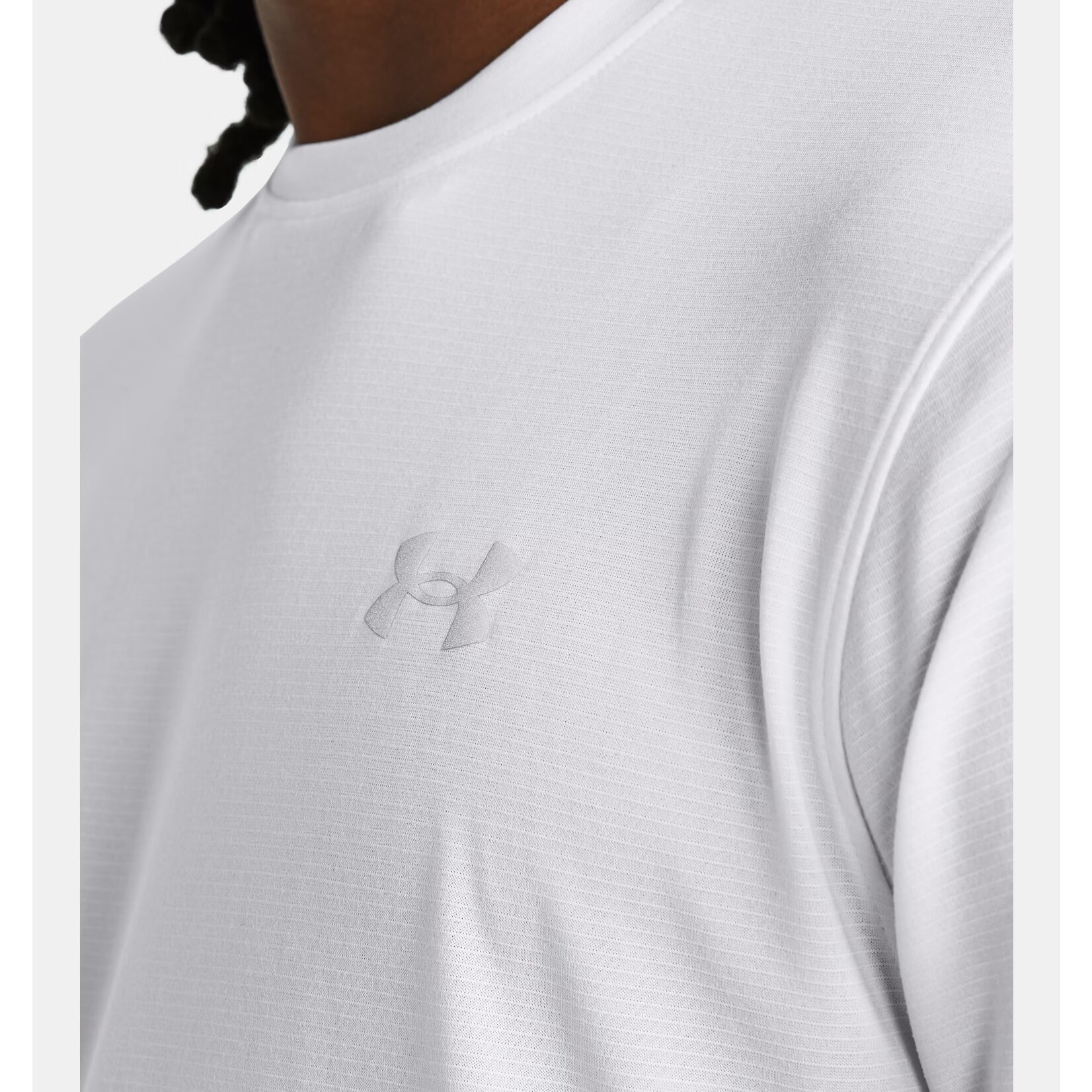 Under Armour Ua Launch Shortsleeve-Wht