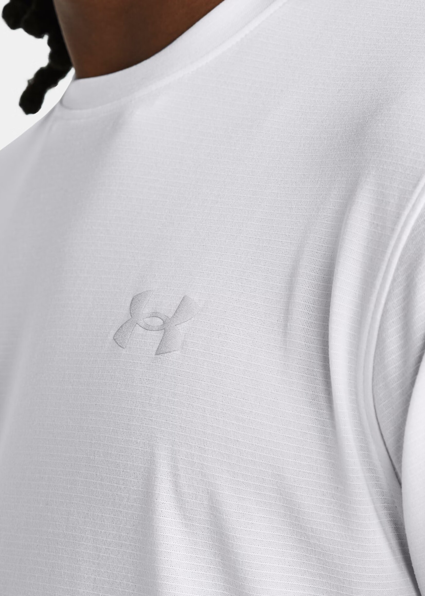 Under Armour Ua Launch Shortsleeve-Wht
