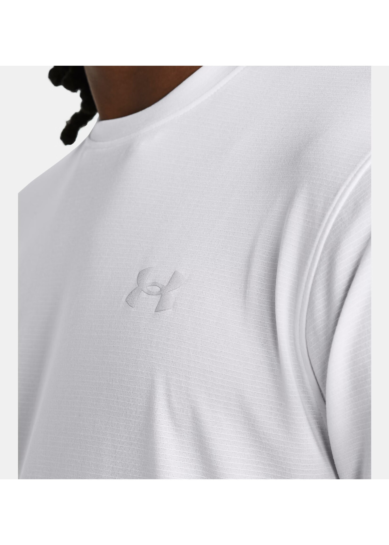 Under Armour Ua Launch Shortsleeve-Wht