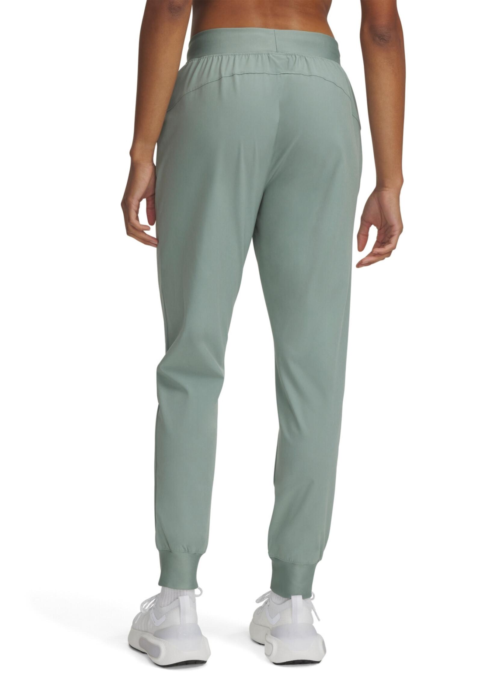 Under Armour Ua Rival Hi Rise Woven Pant-Grn