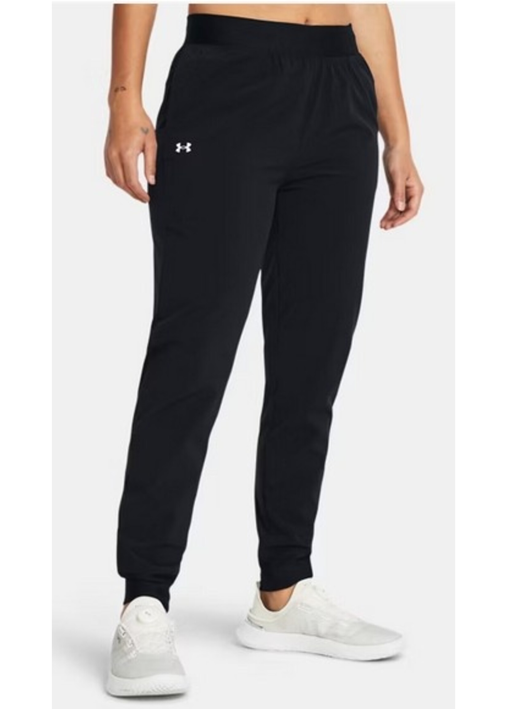 Under Armour Ua Rival Hi Rise Woven Pant-Blk