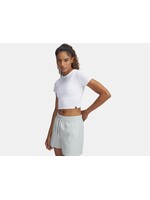 Under Armour UA Rival Rib Baby T-Shirt-WHT