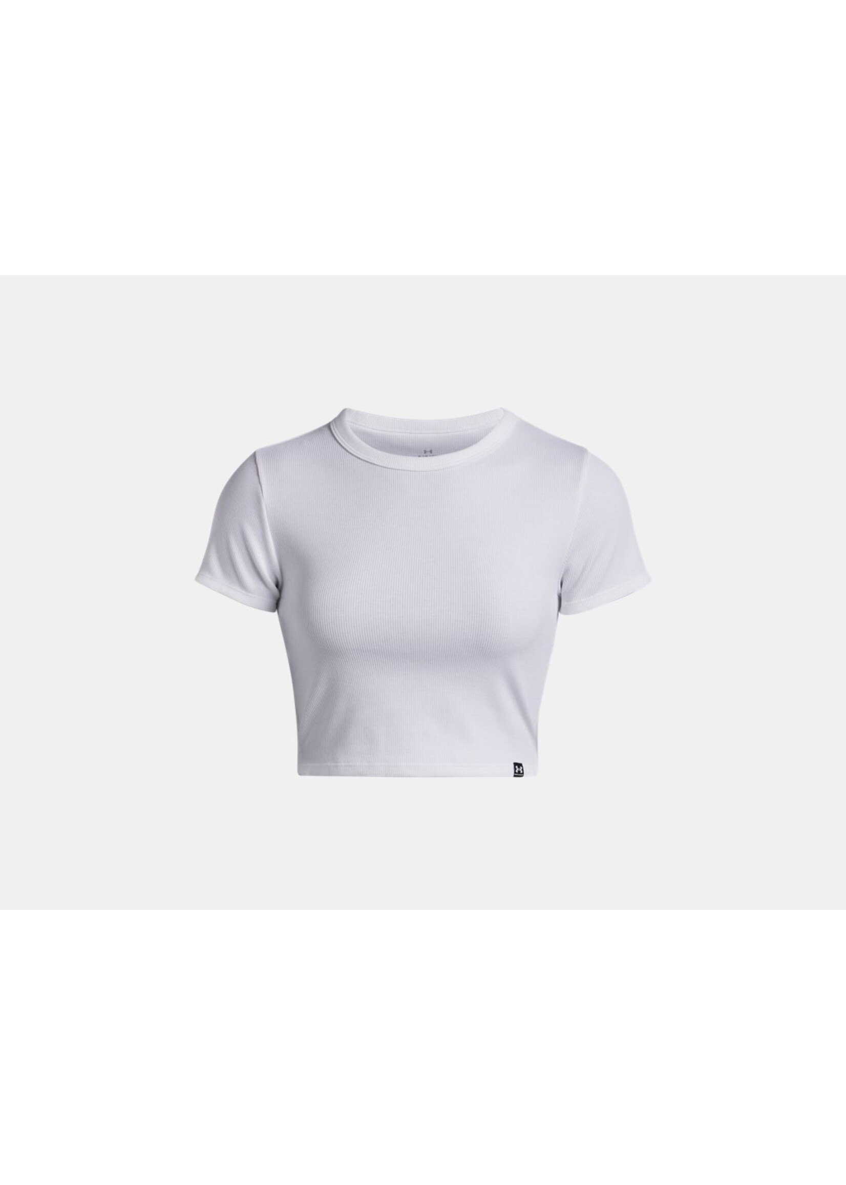 Under Armour UA Rival Rib Baby T-Shirt-WHT
