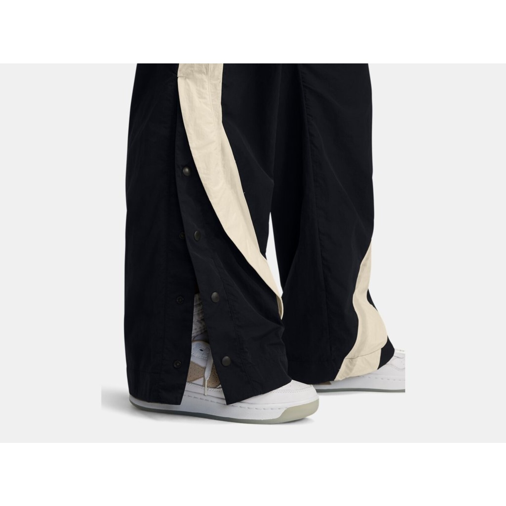 Under Armour UA Icon Crinkle Women's Tear-Away Pants-BLK