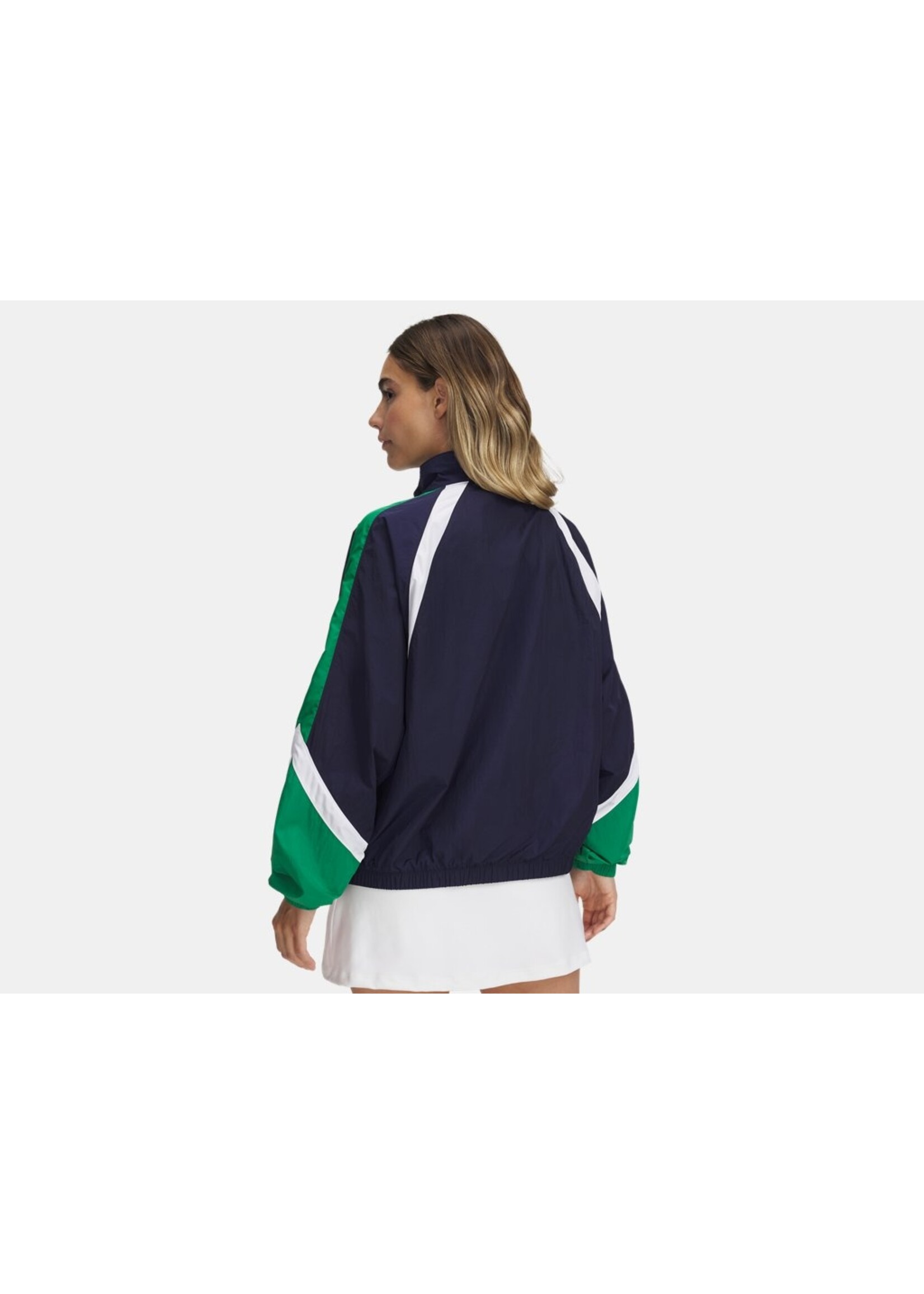 Under Armour UA Icon Crinkle Track Jacket-BLU