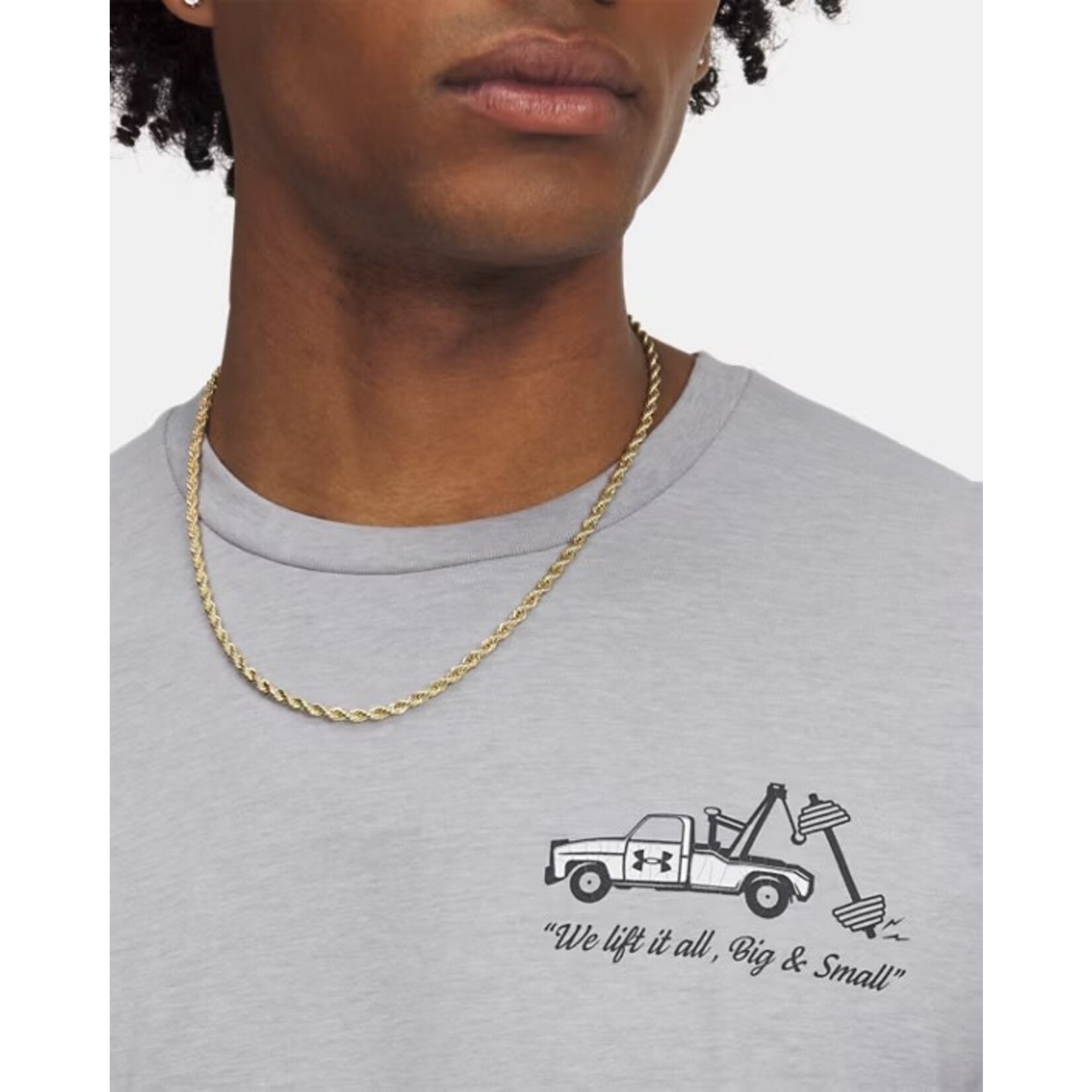 Under Armour Ua 60/40S Body Shop Ss-Gry