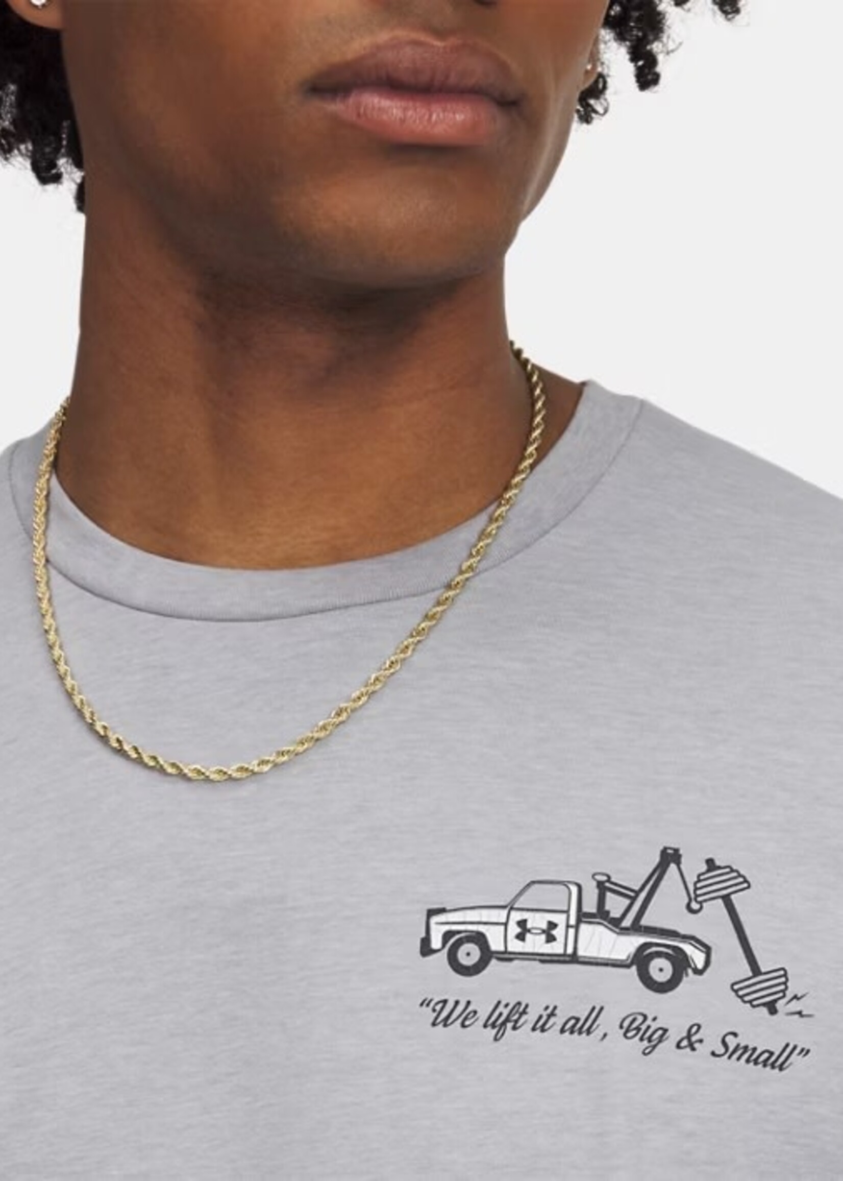 Under Armour Ua 60/40S Body Shop Ss-Gry