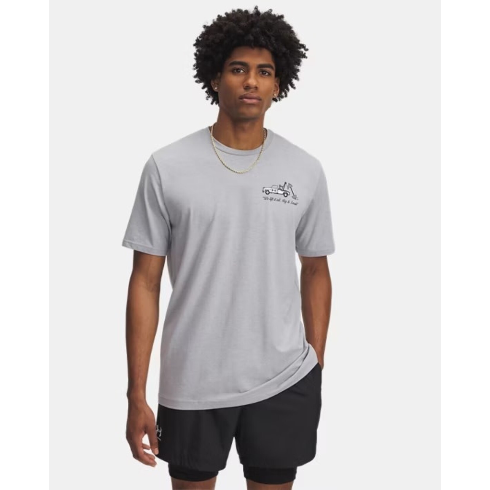 Under Armour Ua 60/40S Body Shop Ss-Gry