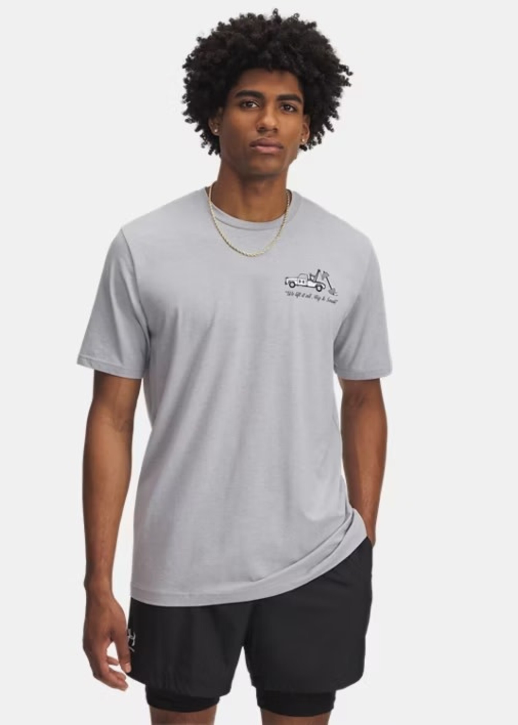 Under Armour Ua 60/40S Body Shop Ss-Gry