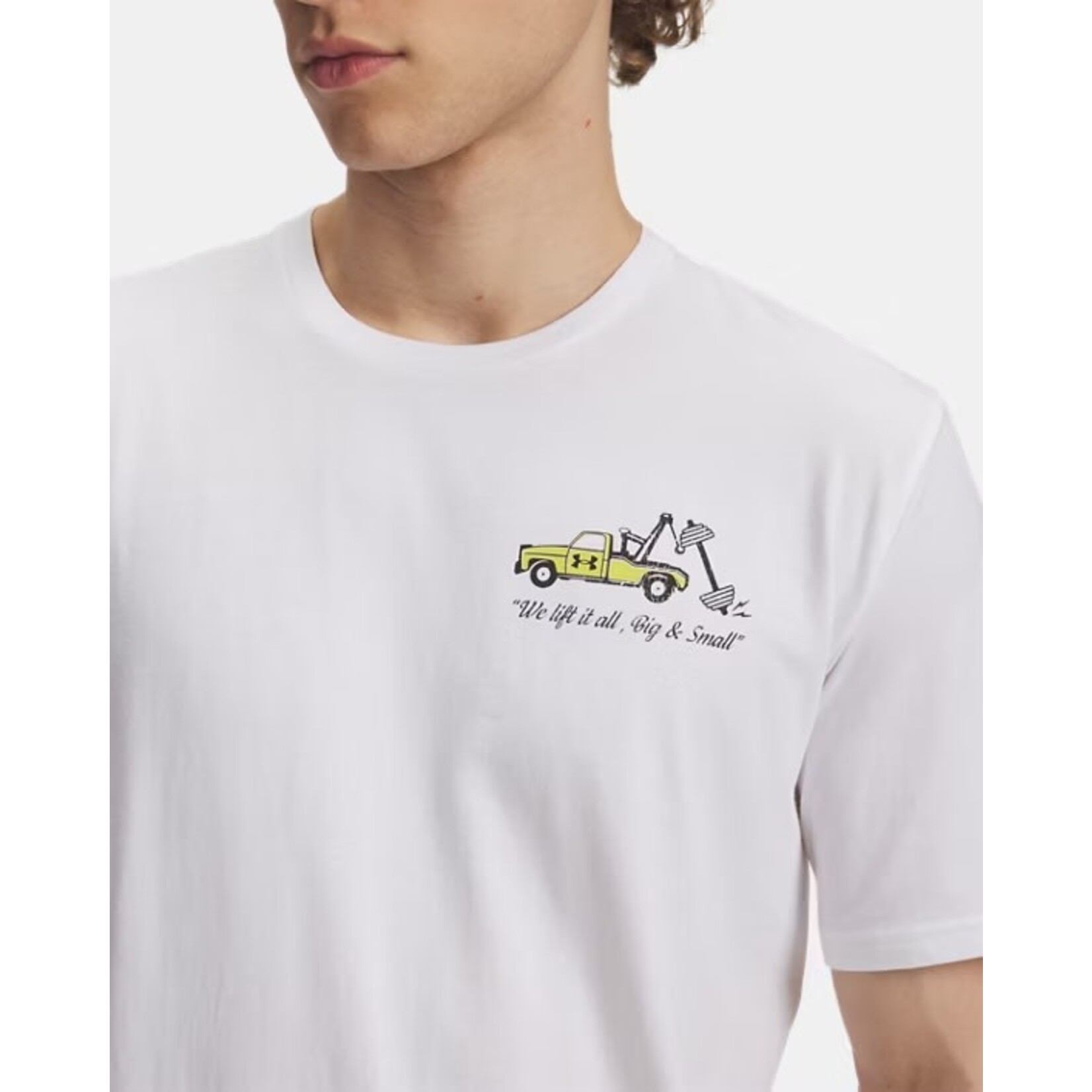 Under Armour Ua 60/40S Body Shop Ss-Wht