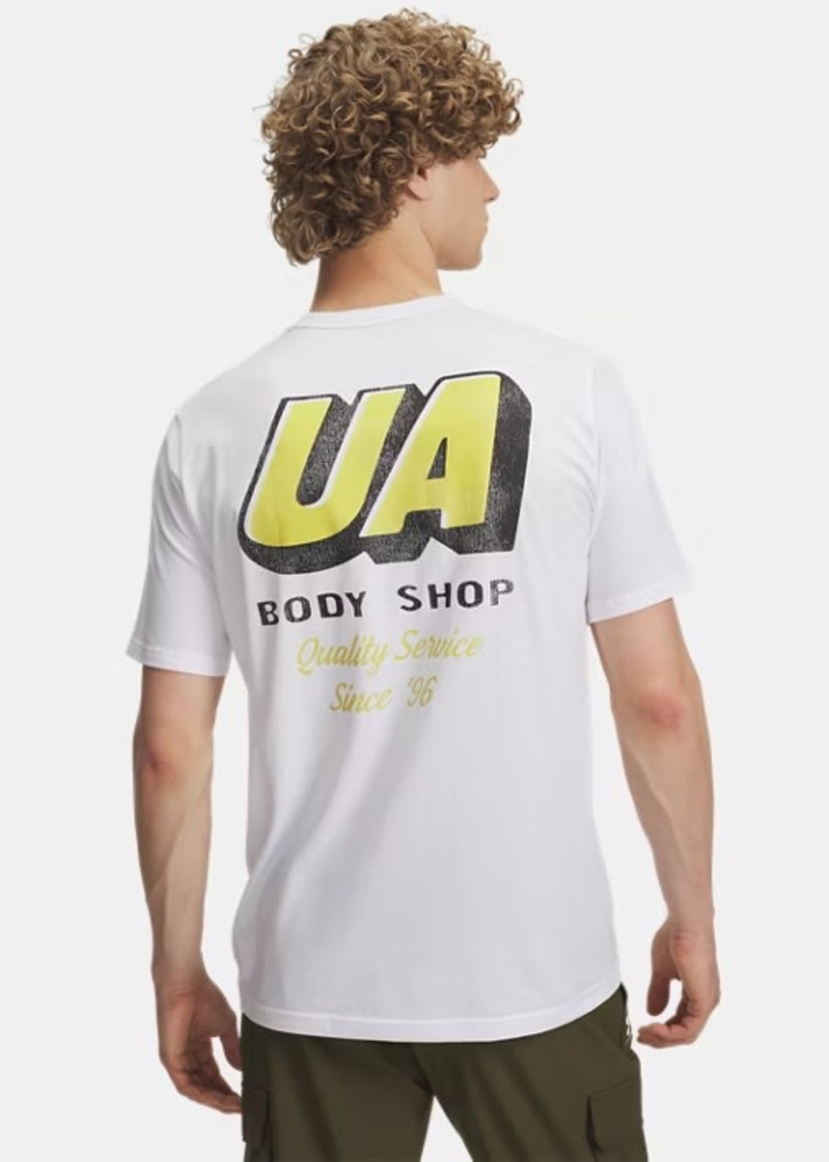 Under Armour Ua 60/40S Body Shop Ss-Wht