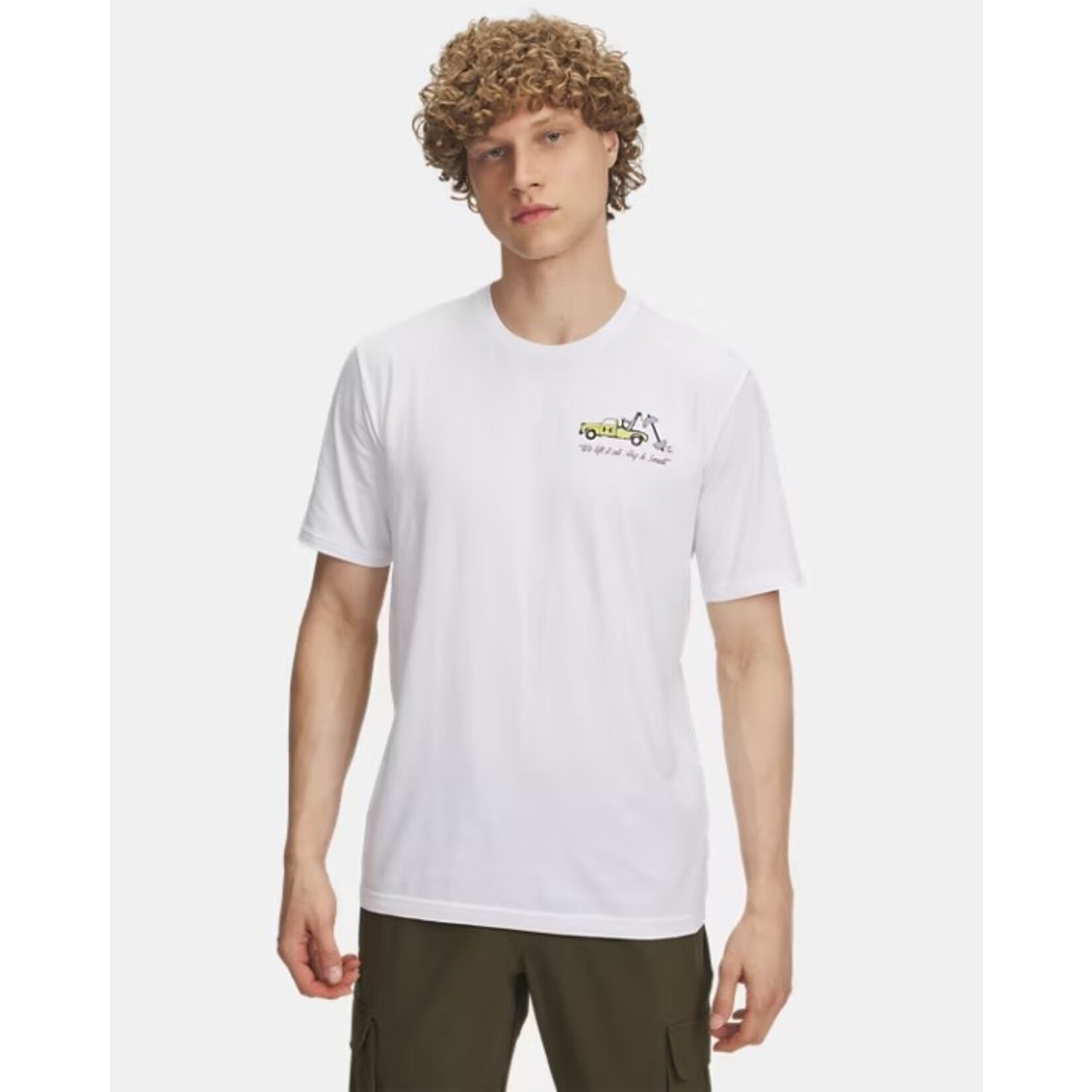 Under Armour Ua 60/40S Body Shop Ss-Wht