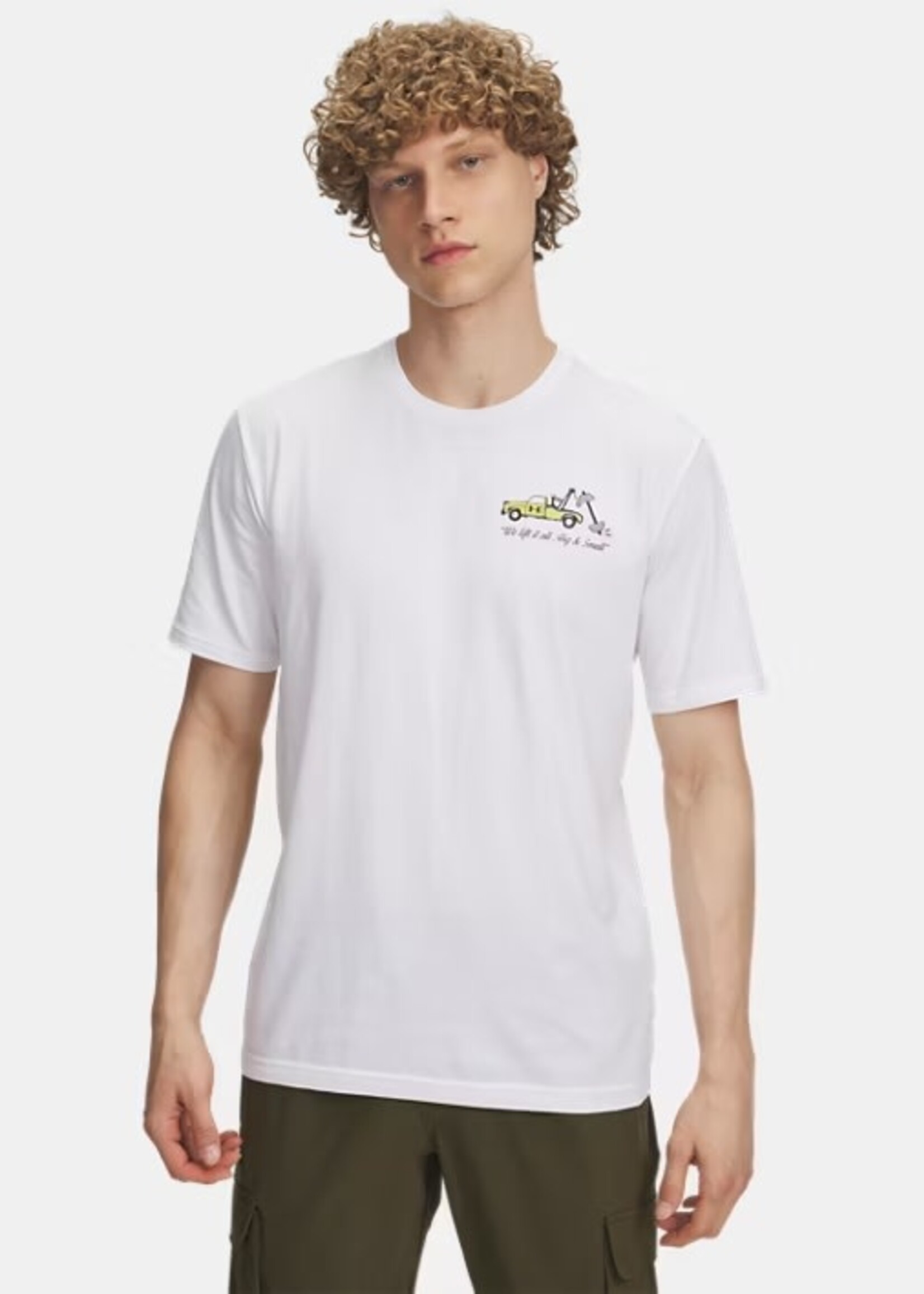 Under Armour Ua 60/40S Body Shop Ss-Wht