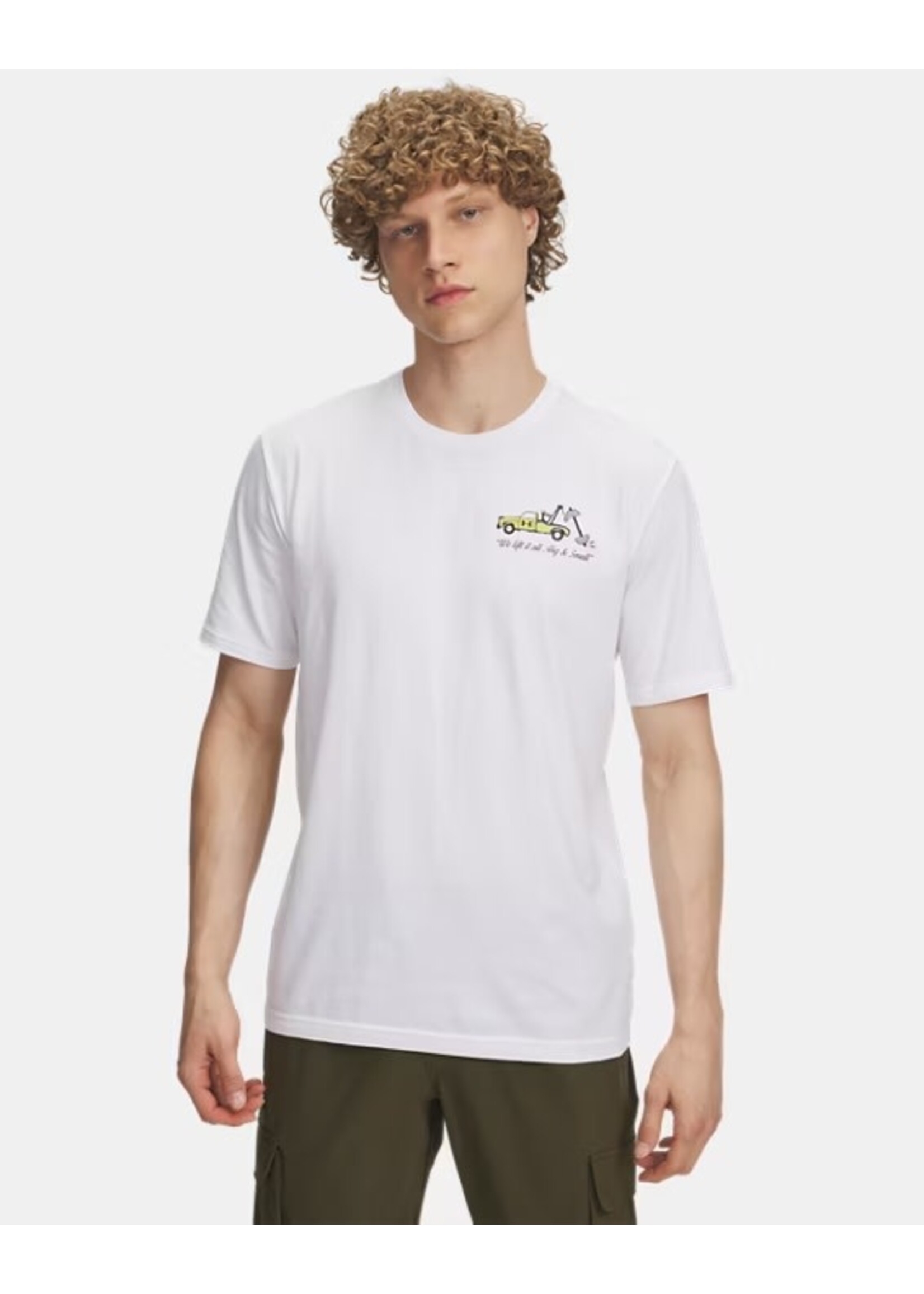 Under Armour Ua 60/40S Body Shop Ss-Wht