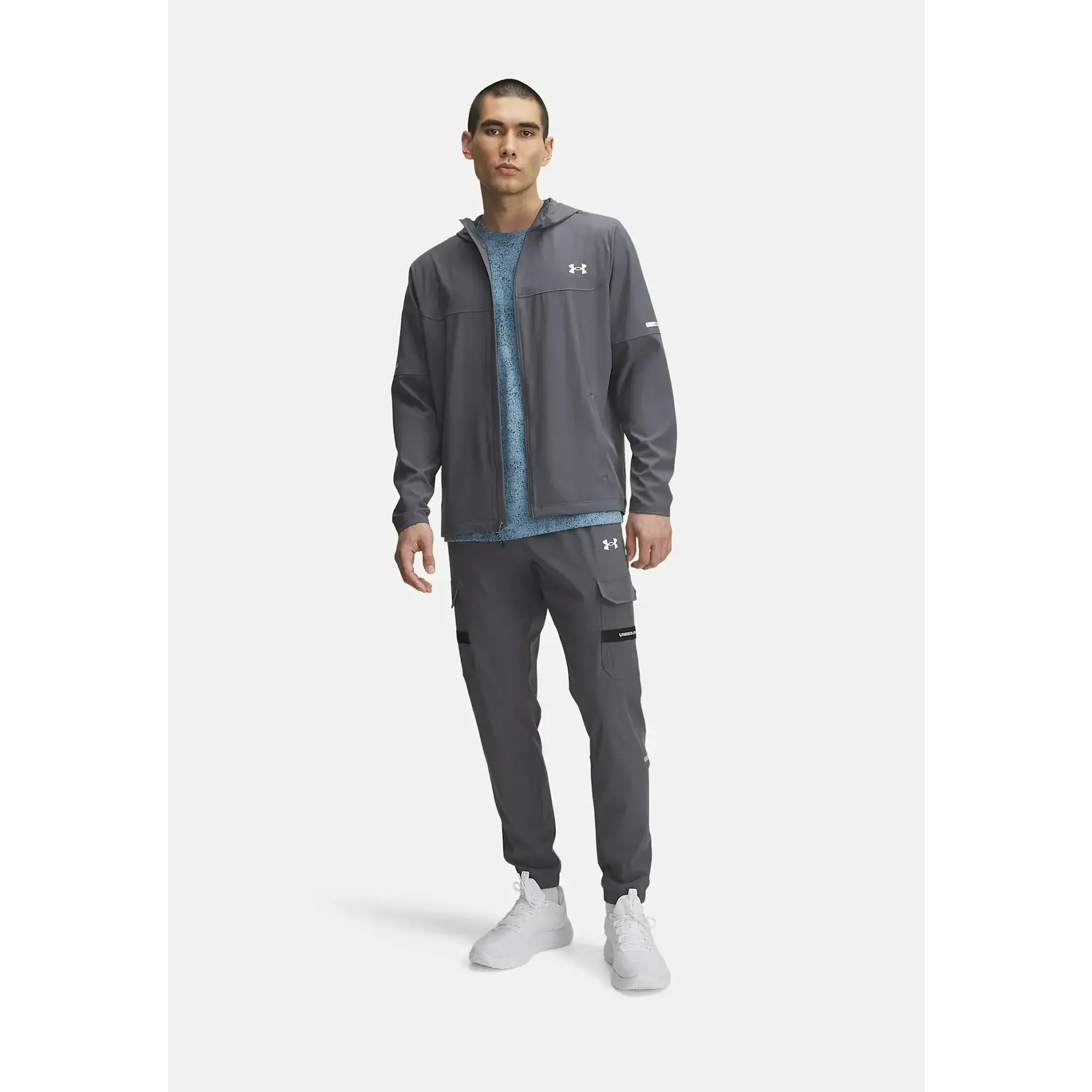 Under Armour Ua Tech Utility Woven Jacket-Gry