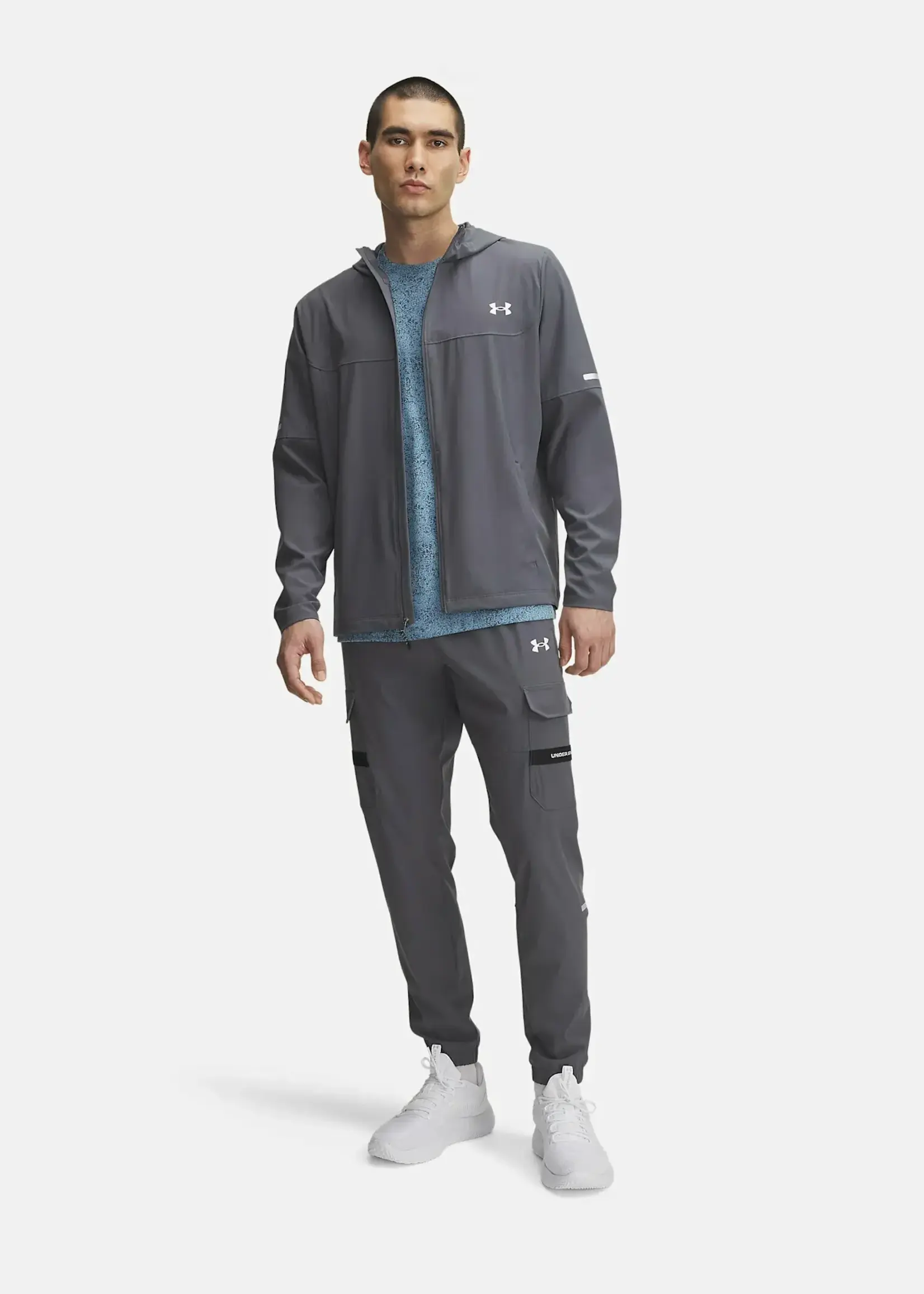 Under Armour Ua Tech Utility Woven Jacket-Gry