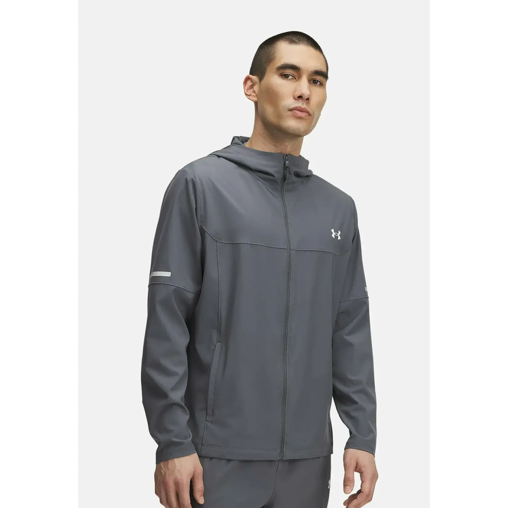 Under Armour Ua Tech Utility Woven Jacket-Gry