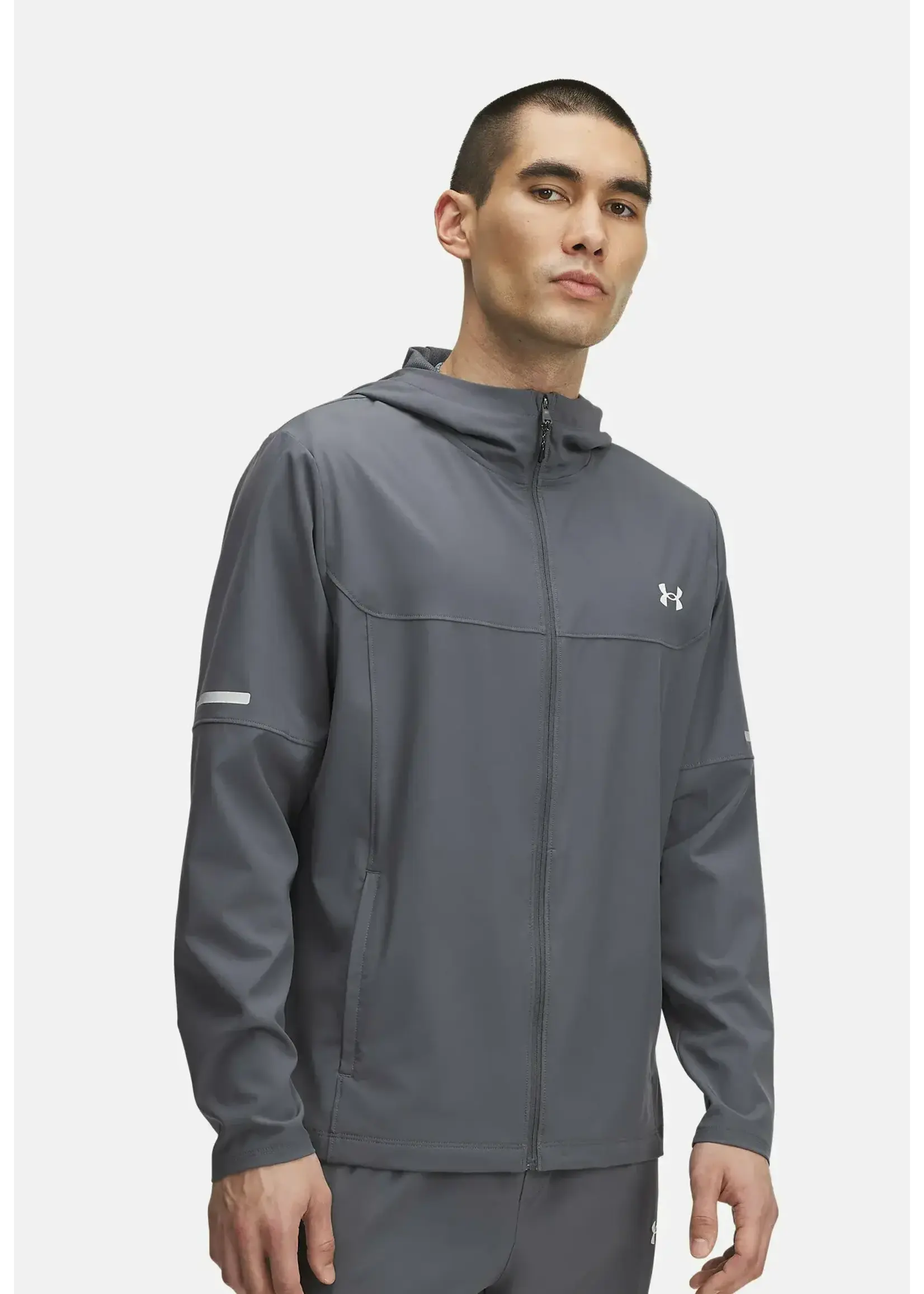 Under Armour Ua Tech Utility Woven Jacket-Gry