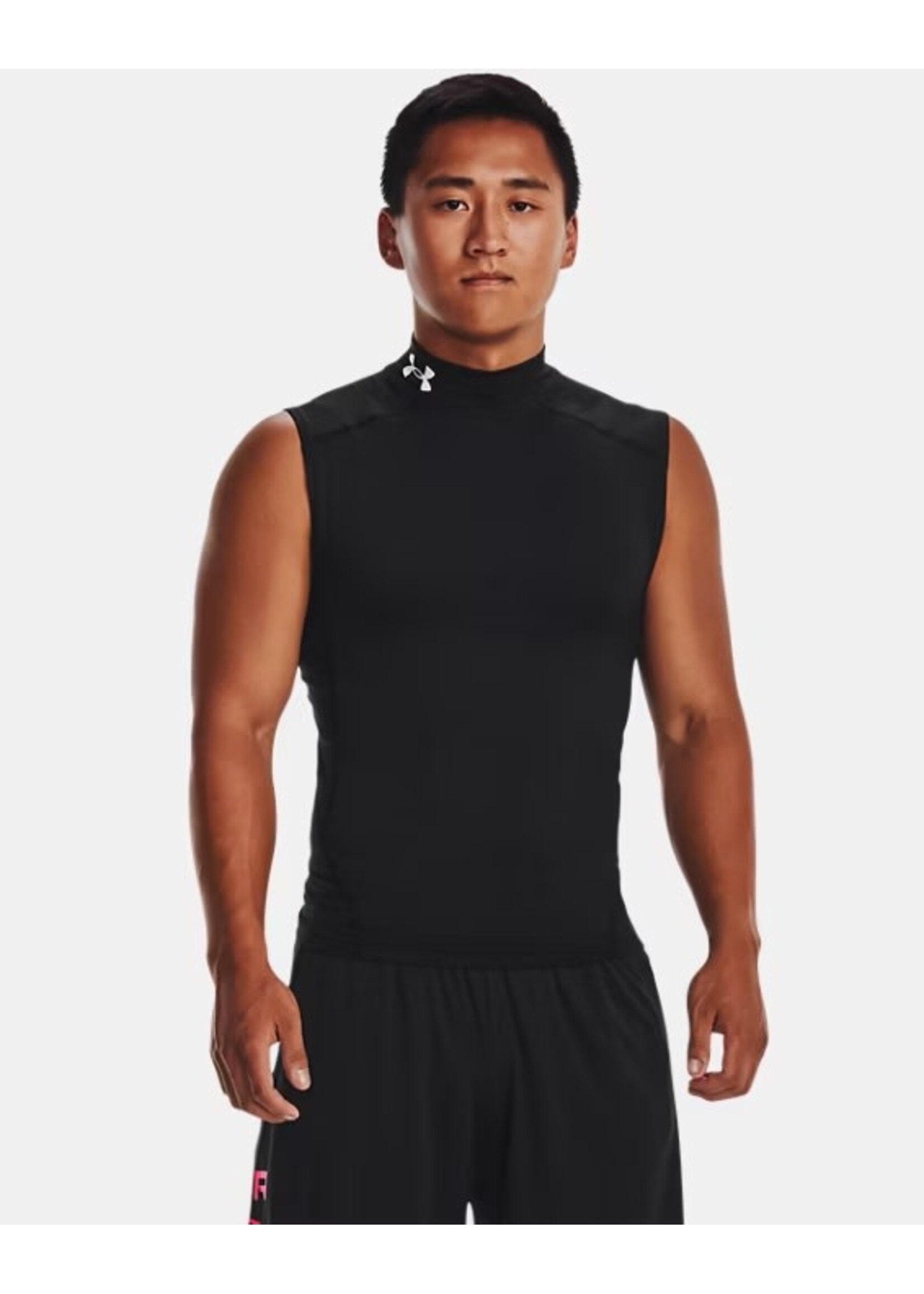 Under Armour UA HG Armour Comp Mock SL-BLK