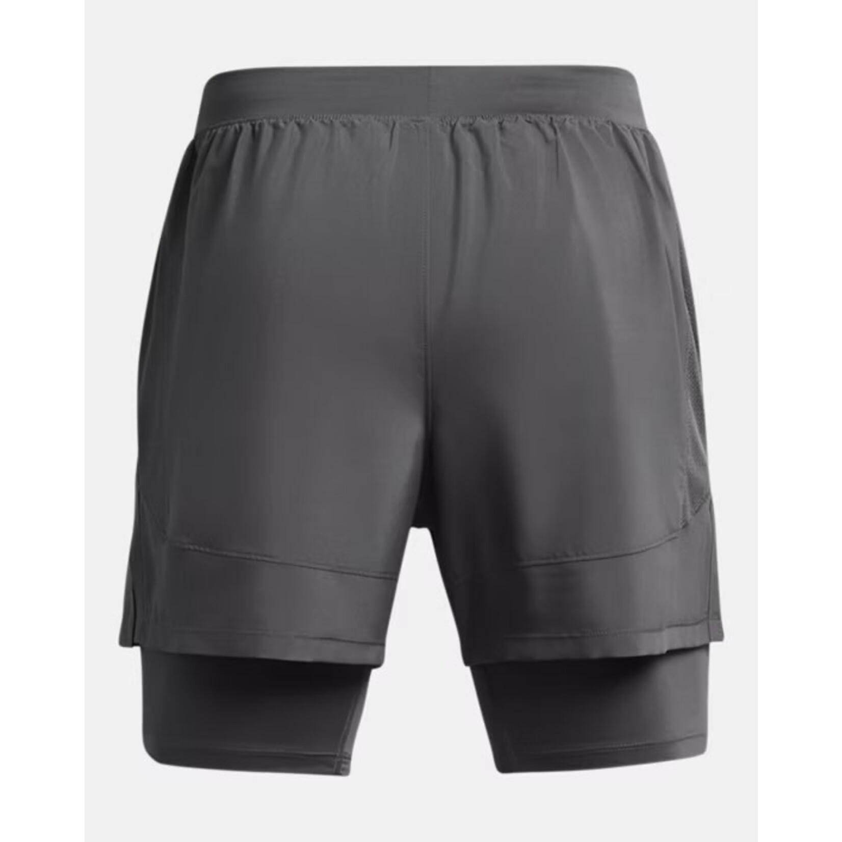 Under Armour Ua Launch 5'' 2-In-1 Shorts-Gry