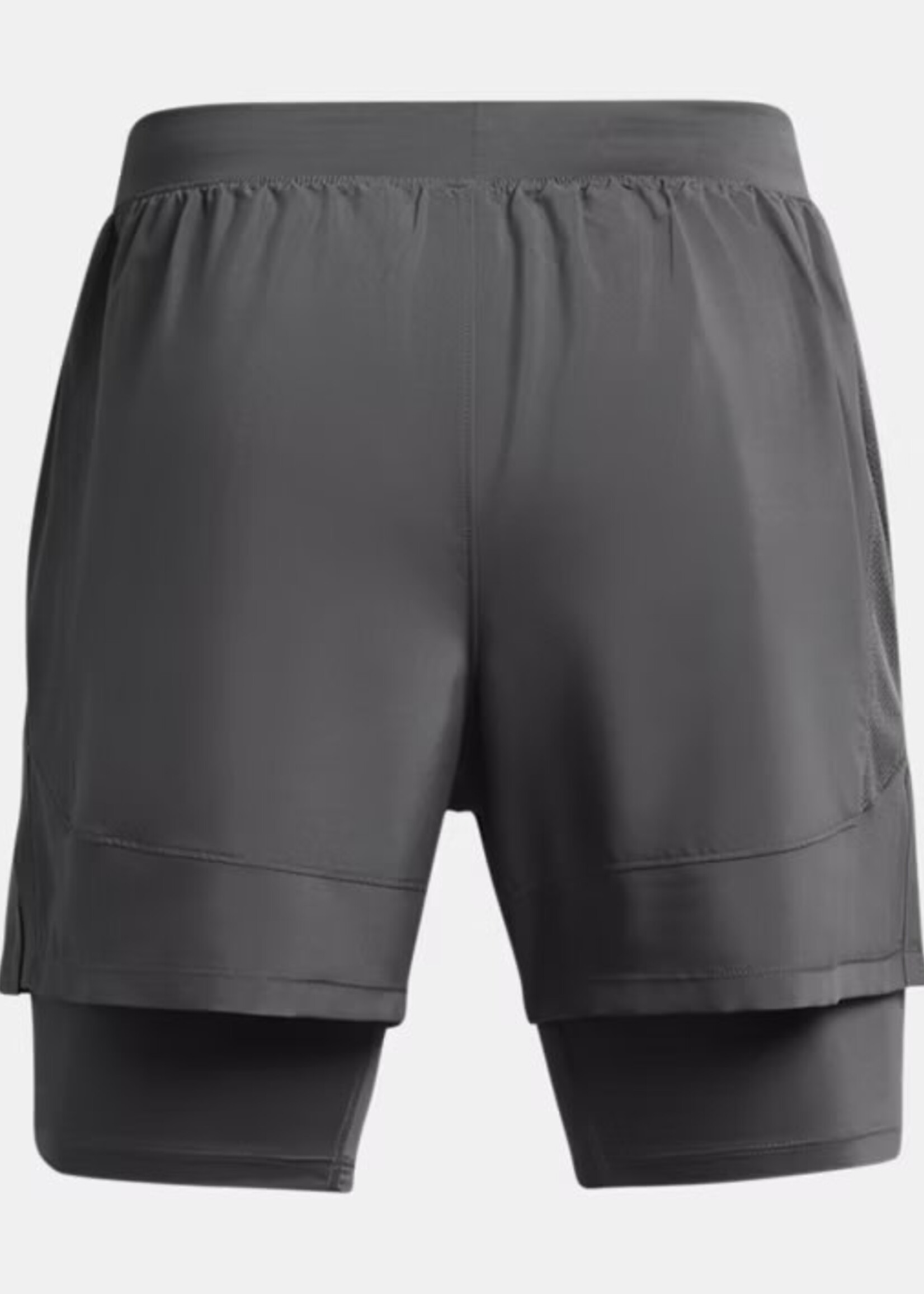 Under Armour Ua Launch 5'' 2-In-1 Shorts-Gry