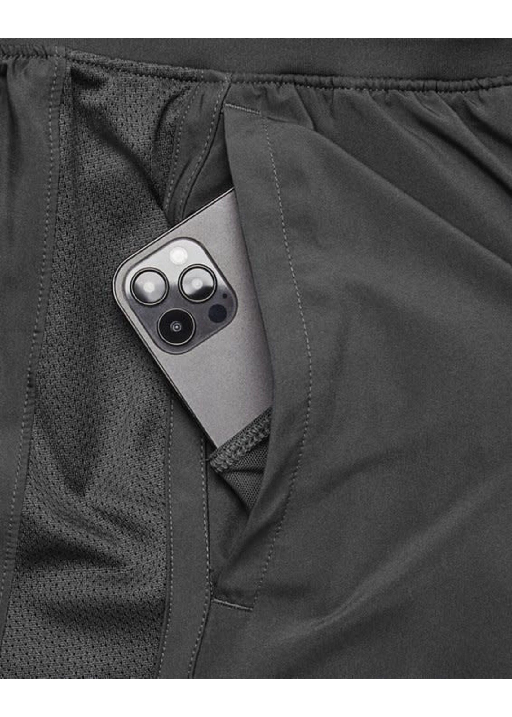 Under Armour Ua Launch 5'' 2-In-1 Shorts-Gry