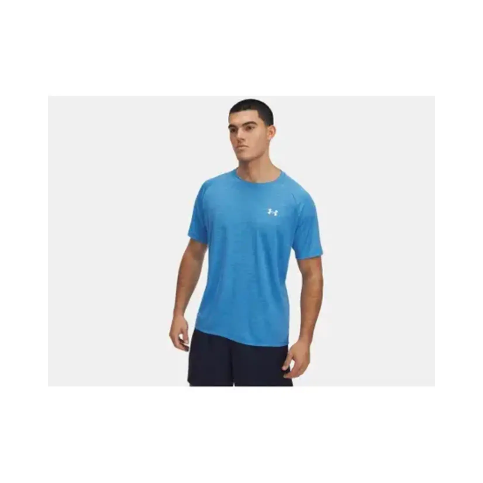 Under Armour Ua Tech Textured Ss-Blu 402