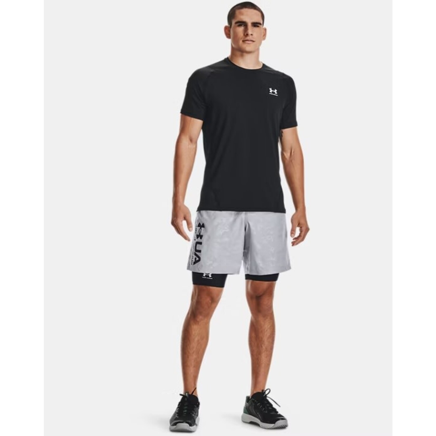 Under Armour Ua Hg Armour Lng Shorts-Blk