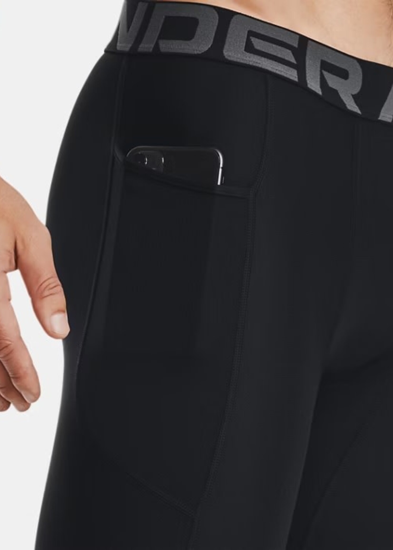 Under Armour Ua Hg Armour Lng Shorts-Blk