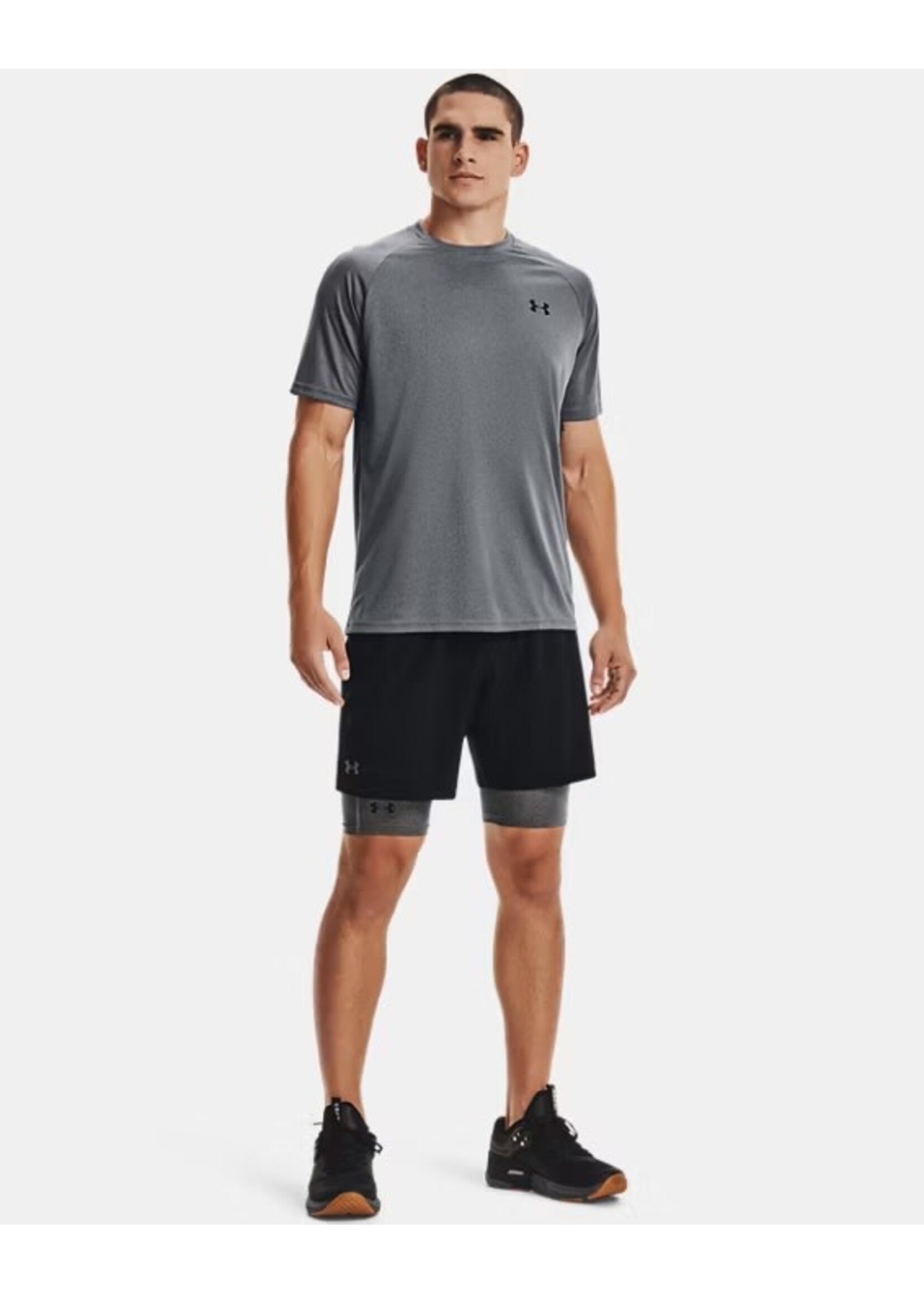 Under Armour Ua Hg Armour Lng Shorts-Gry