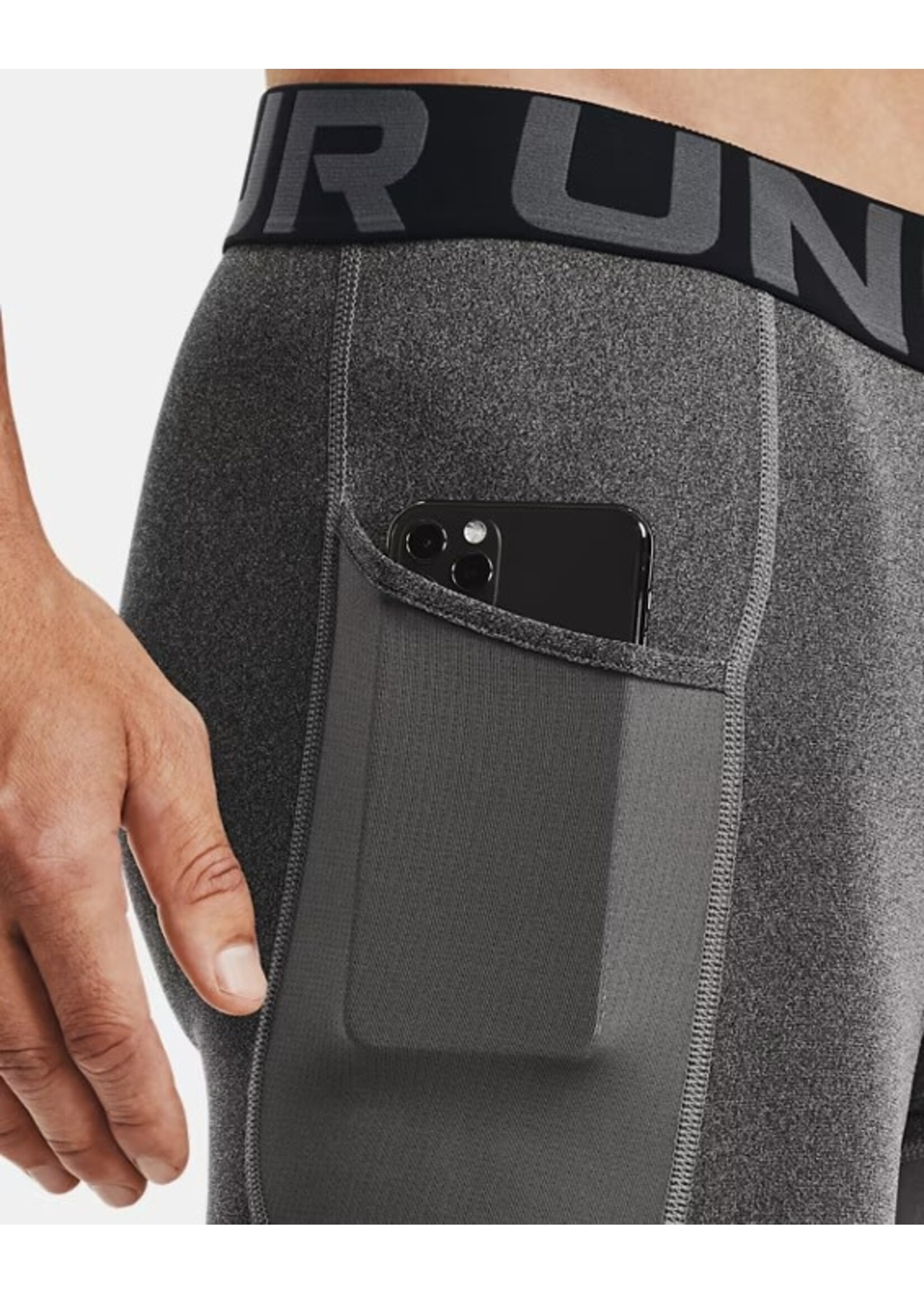 Under Armour Ua Hg Armour Lng Shorts-Gry