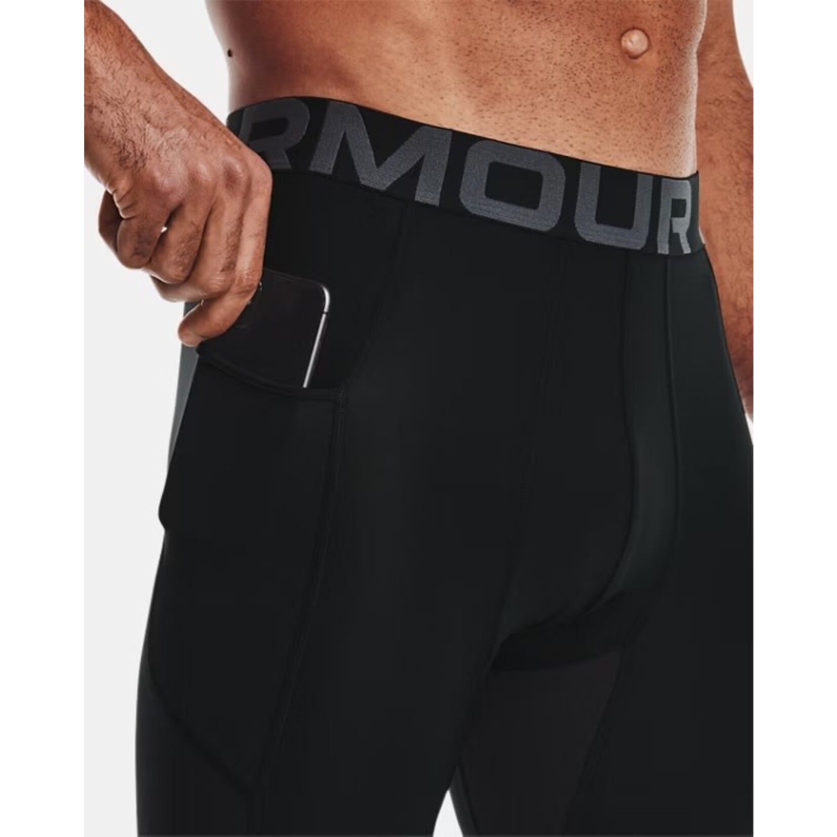 Under Armour Ua Hg Armour 3/4 Legging-Blk 001