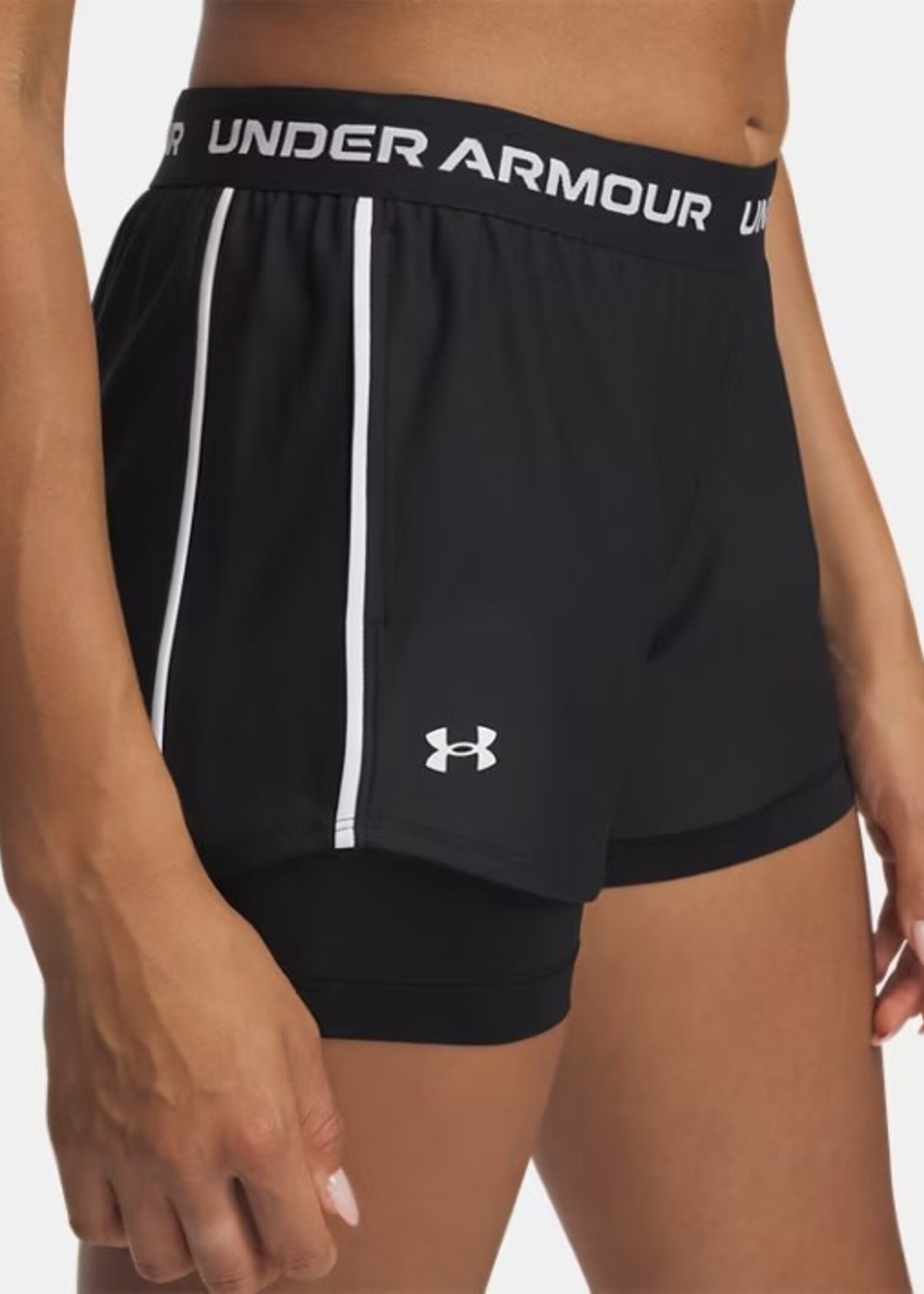 Under Armour Tech Play Up 2In1 Shorts-Blk