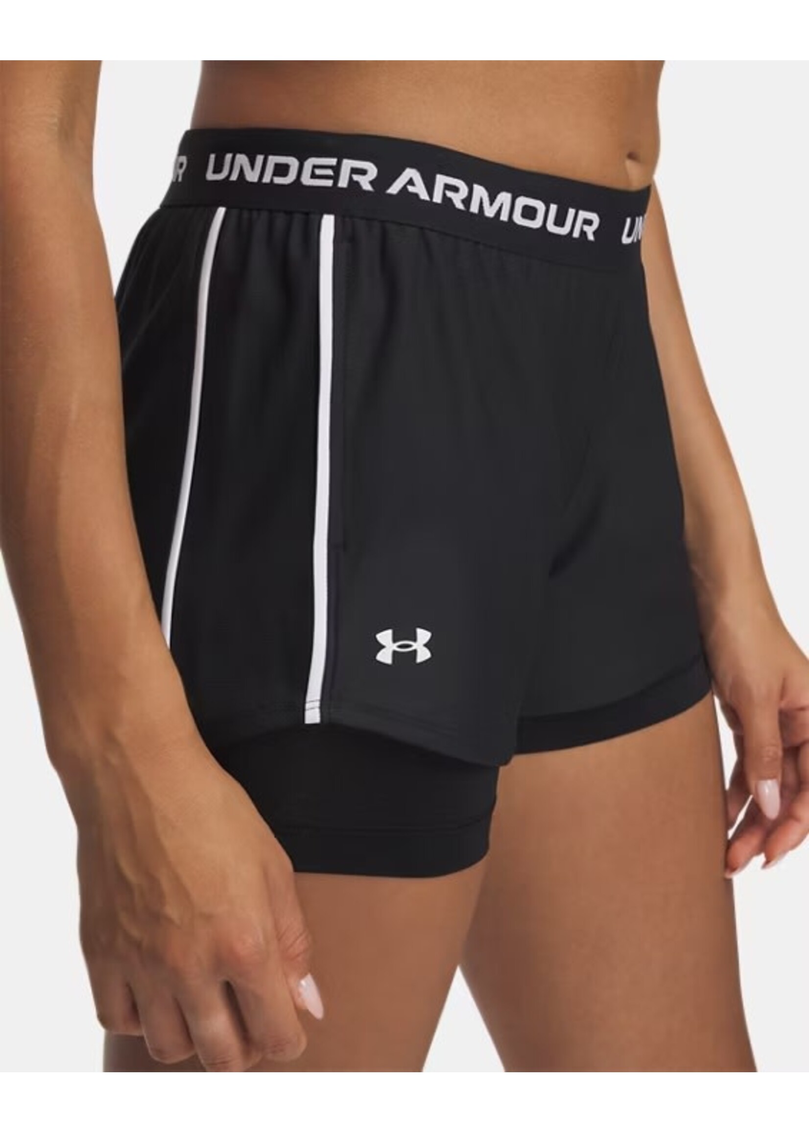 Under Armour Tech Play Up 2In1 Shorts-Blk