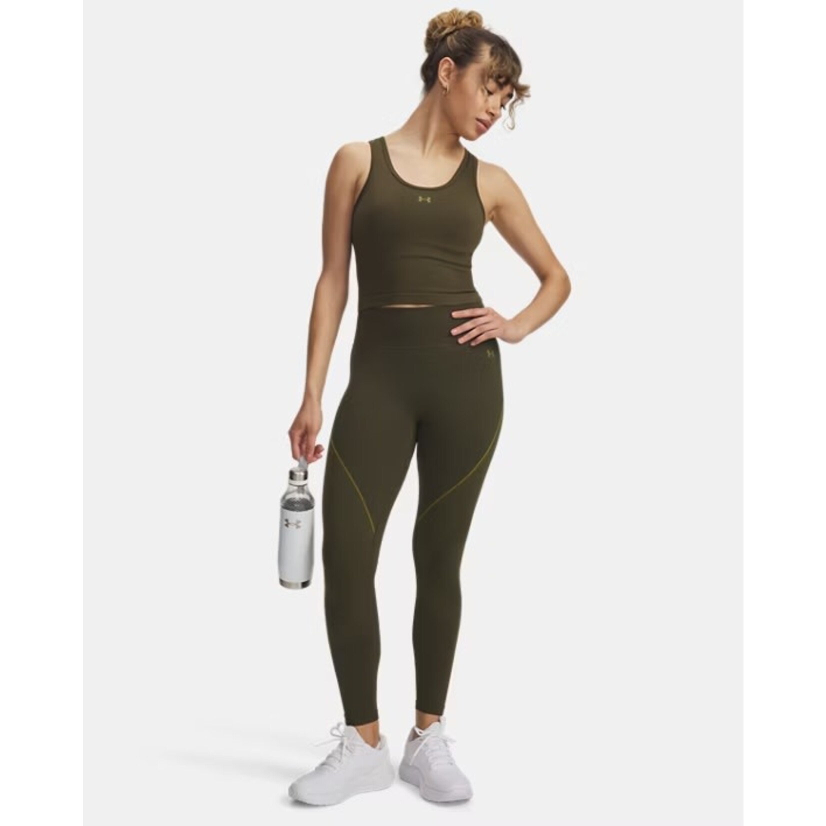 Under Armour Ua Vanish Seamless Legging-Grn