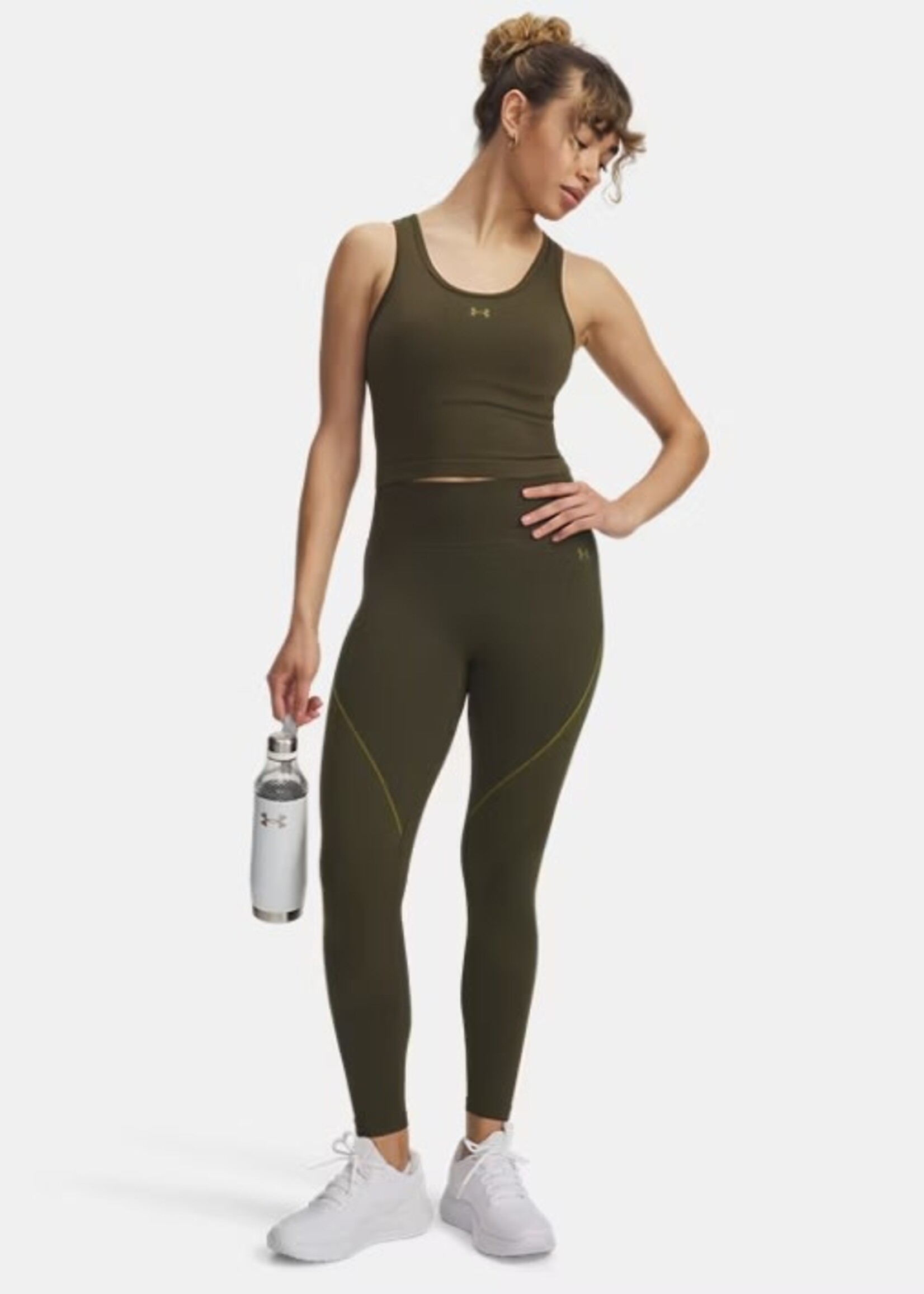 Under Armour Ua Vanish Seamless Legging-Grn