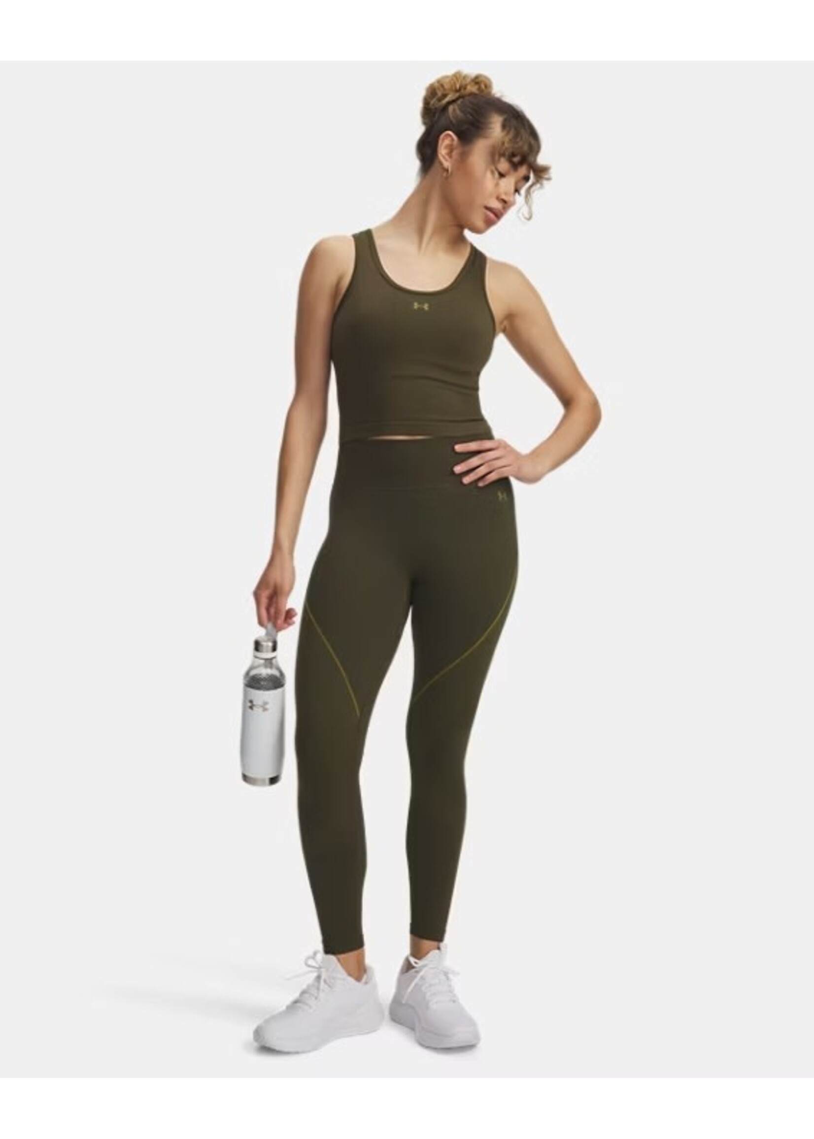 Under Armour Ua Vanish Seamless Legging-Grn