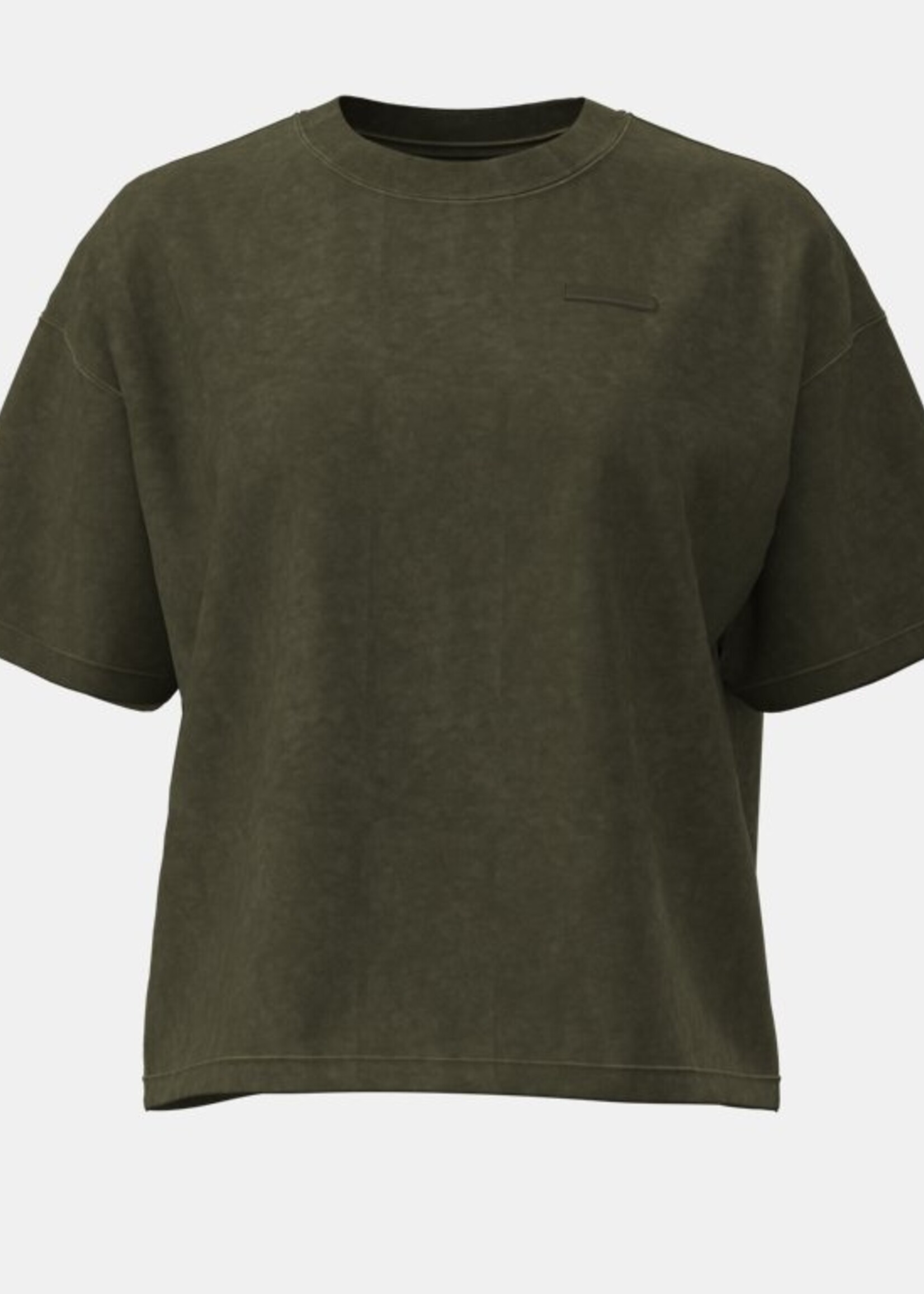 Under Armour Ua Hwt Boxy Wash Ss-Grn