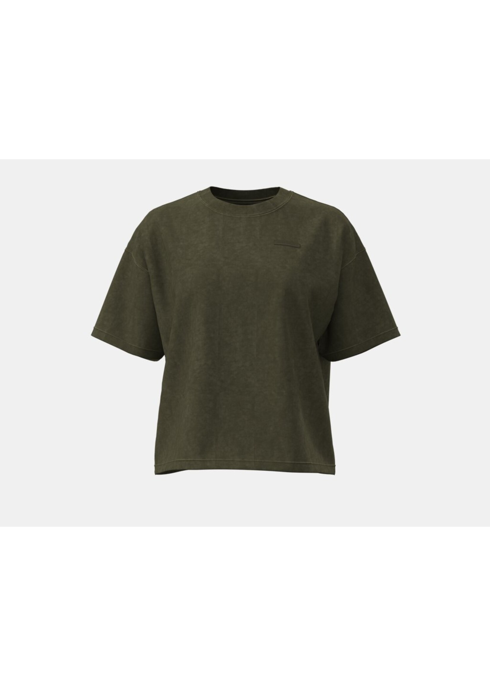 Under Armour Ua Hwt Boxy Wash Ss-Grn