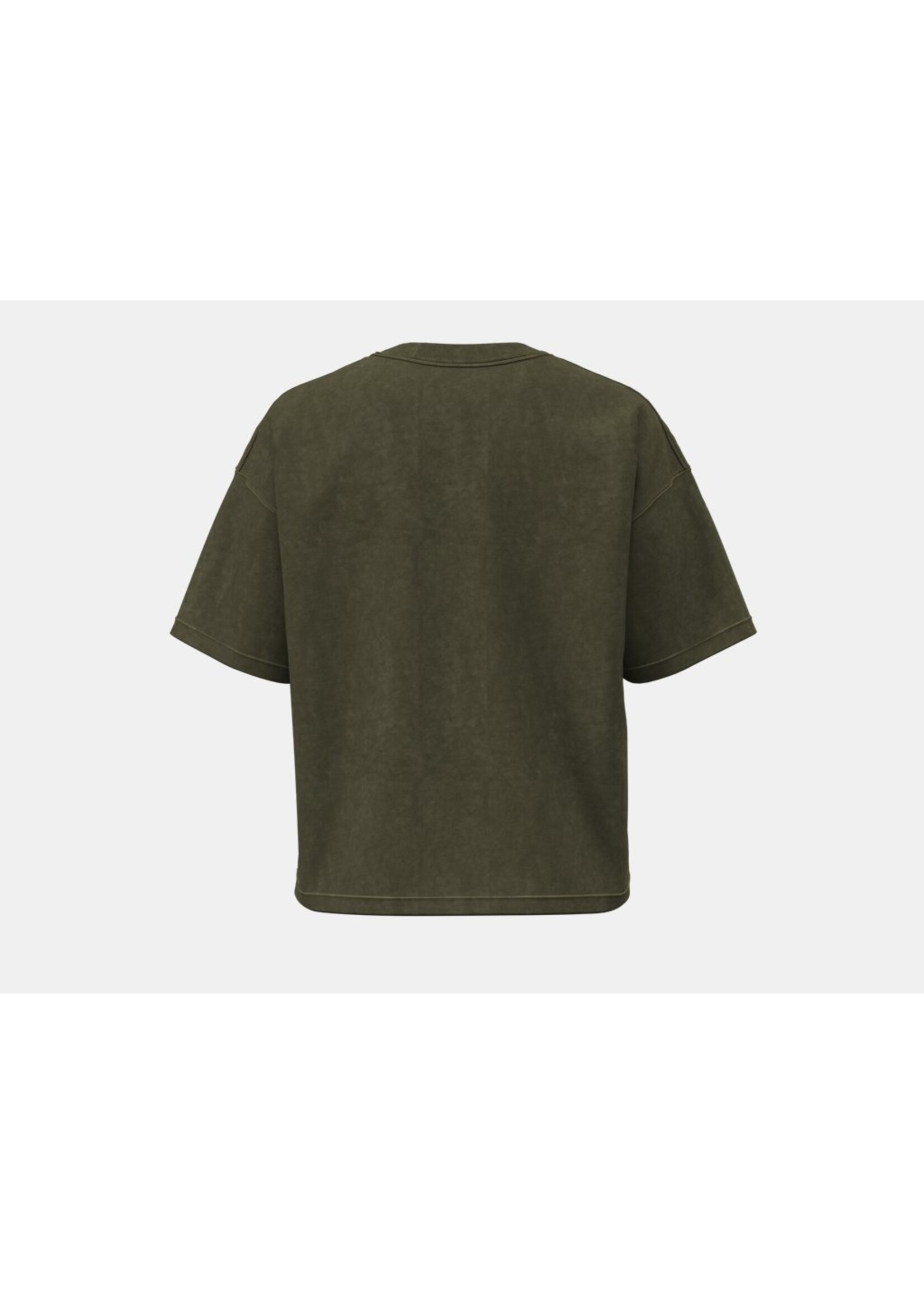 Under Armour Ua Hwt Boxy Wash Ss-Grn