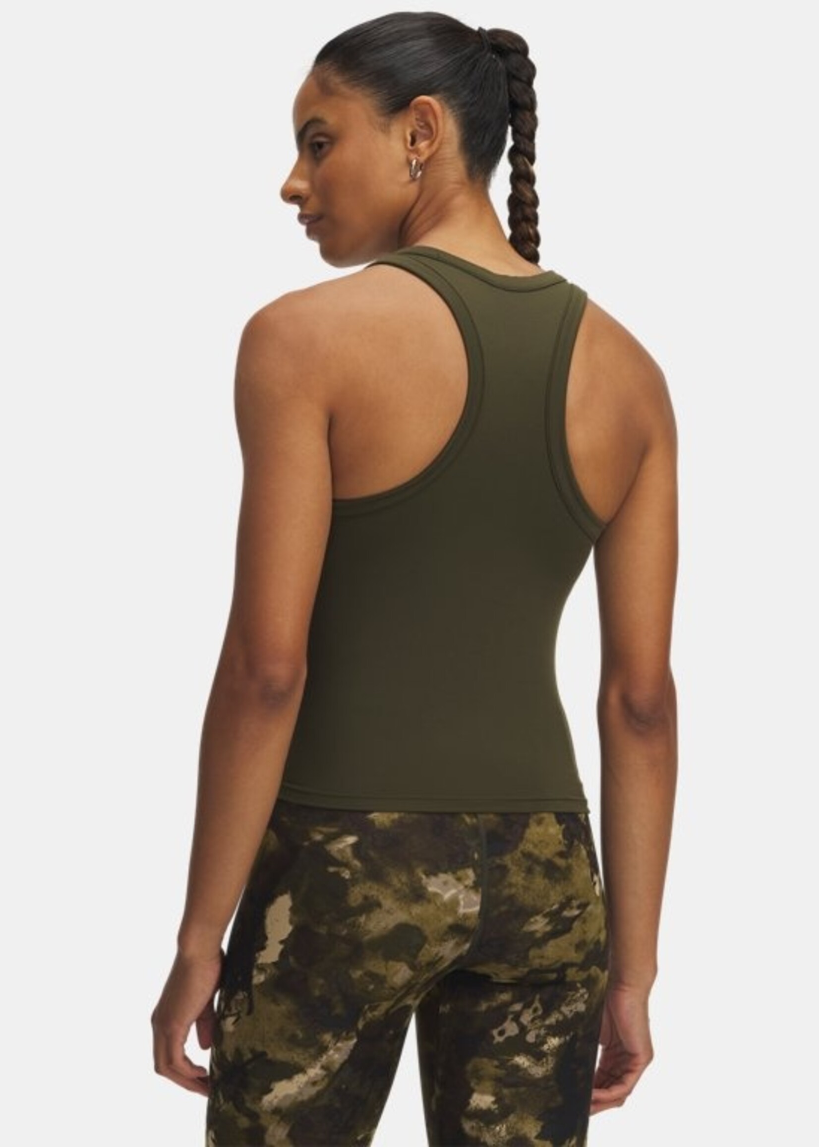 Under Armour Motion High Neck Tank-GRN
